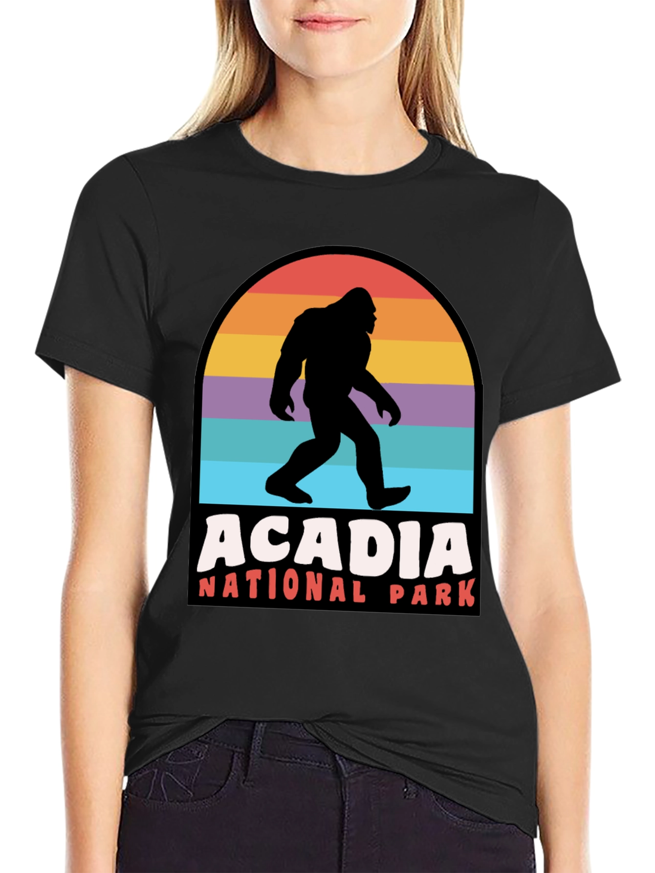 Acadia National Park Bigfoot T-Shirt