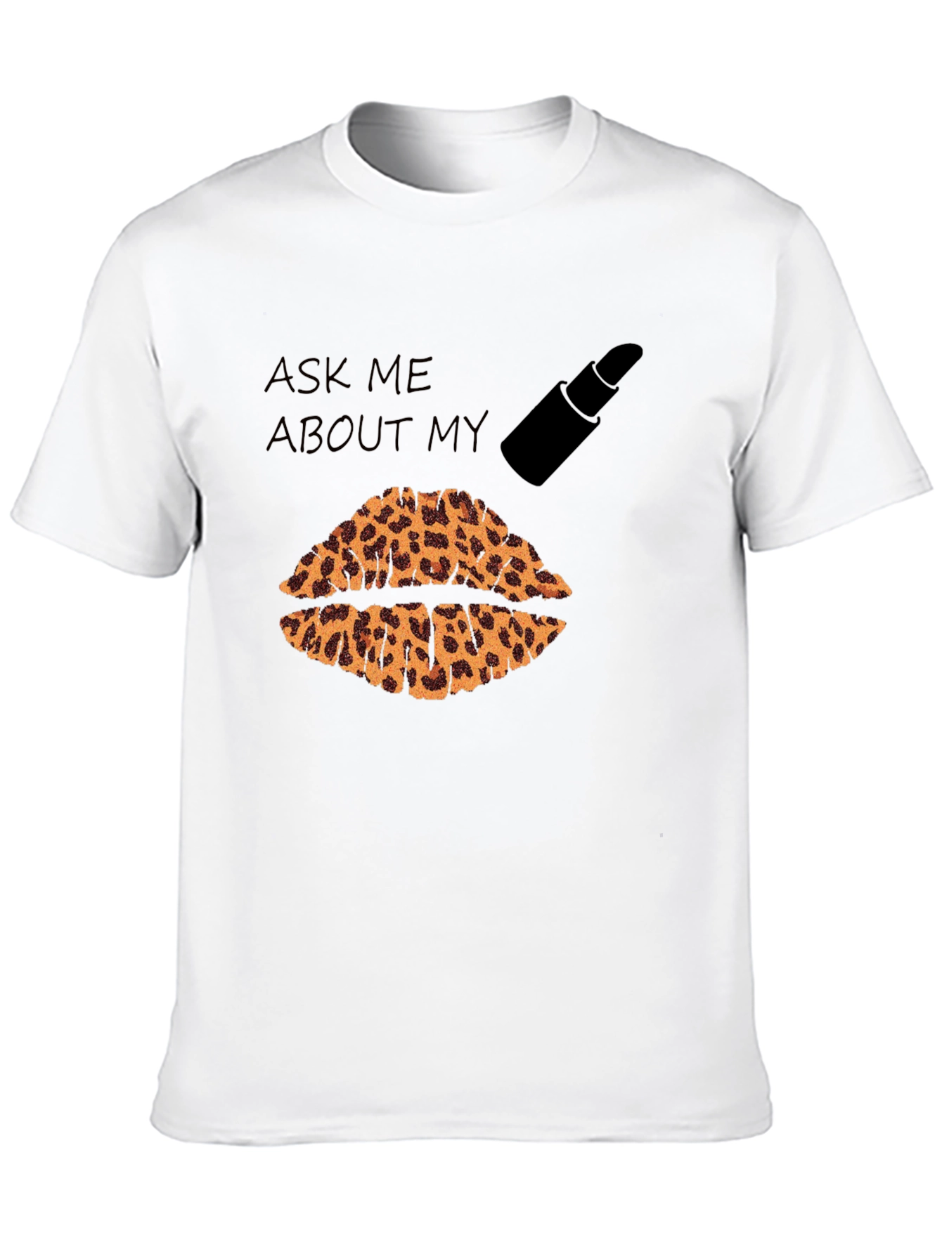 Leopard Lips Graphic T-Shirt