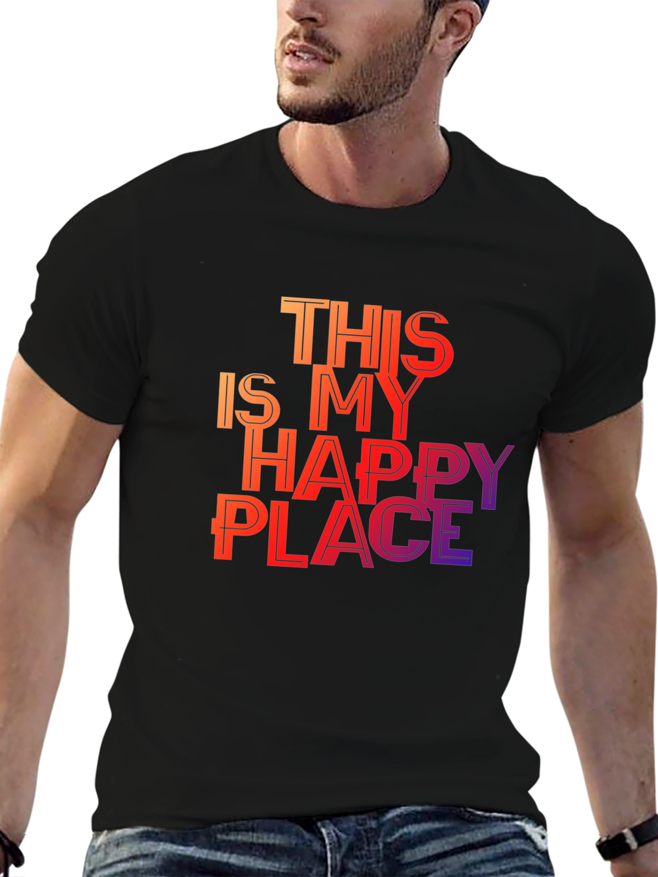 Happy Place Graphic T-Shirt - Unisex