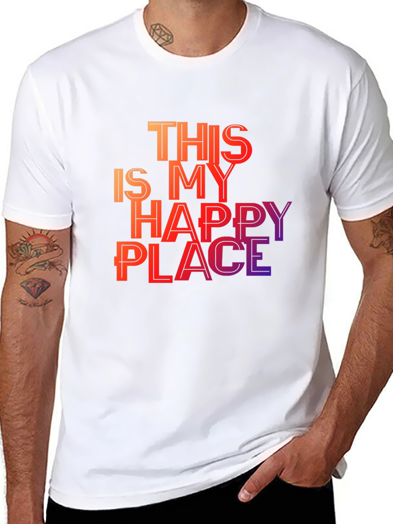 Happy Place Graphic T-Shirt - Unisex