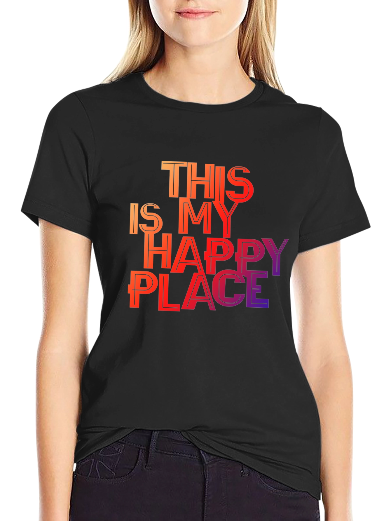 Happy Place Graphic T-Shirt - Unisex