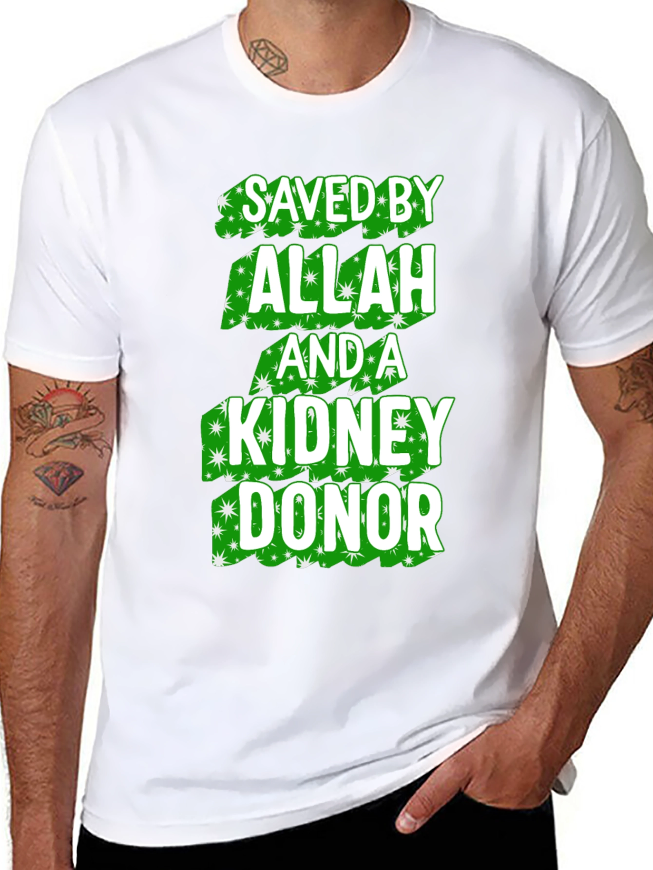 Saved by Allah and a Kidney Donor T-Shirt
