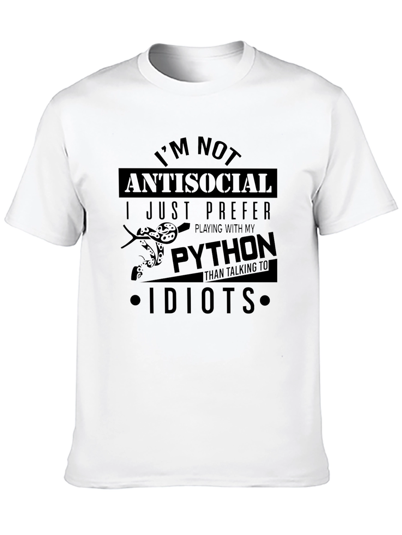 Anti-Social Python Programmer T-Shirt