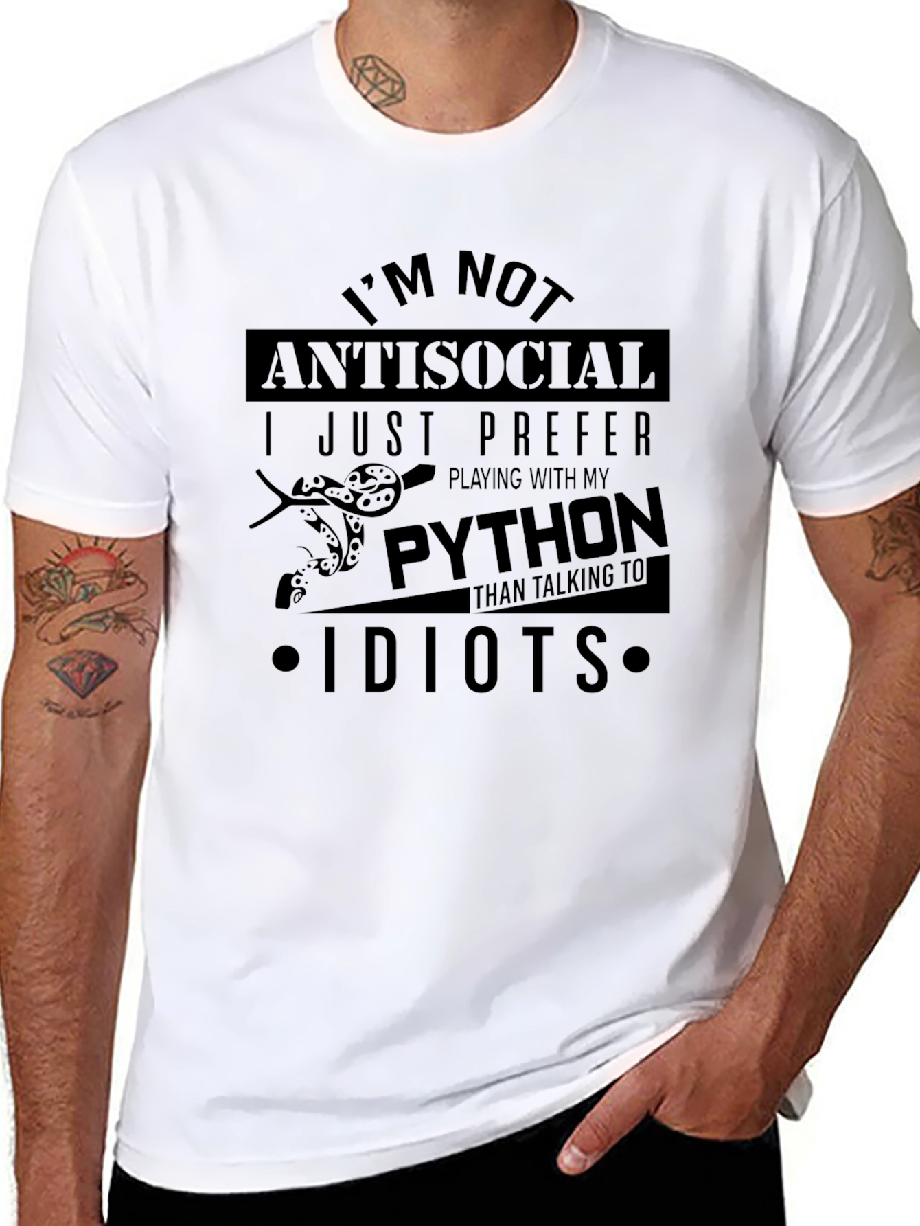 Anti-Social Python Programmer T-Shirt