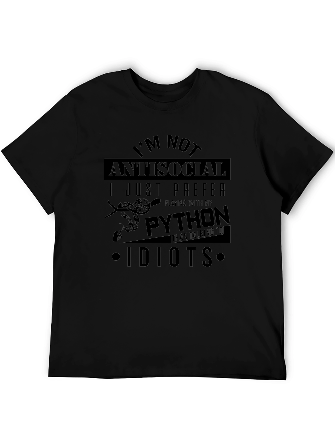 Anti-Social Python Programmer T-Shirt