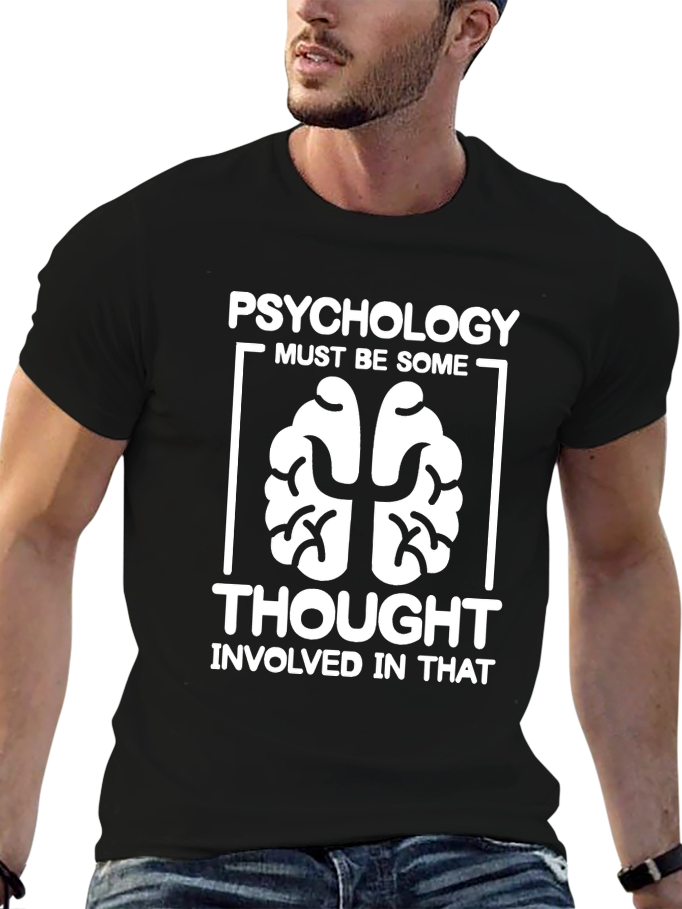 Psychology Thought T-Shirt Funny Brain Tee
