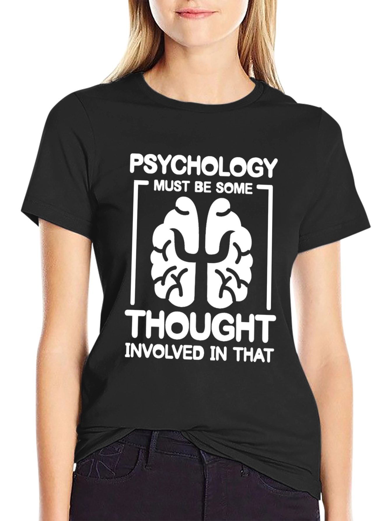 Psychology Thought T-Shirt Funny Brain Tee