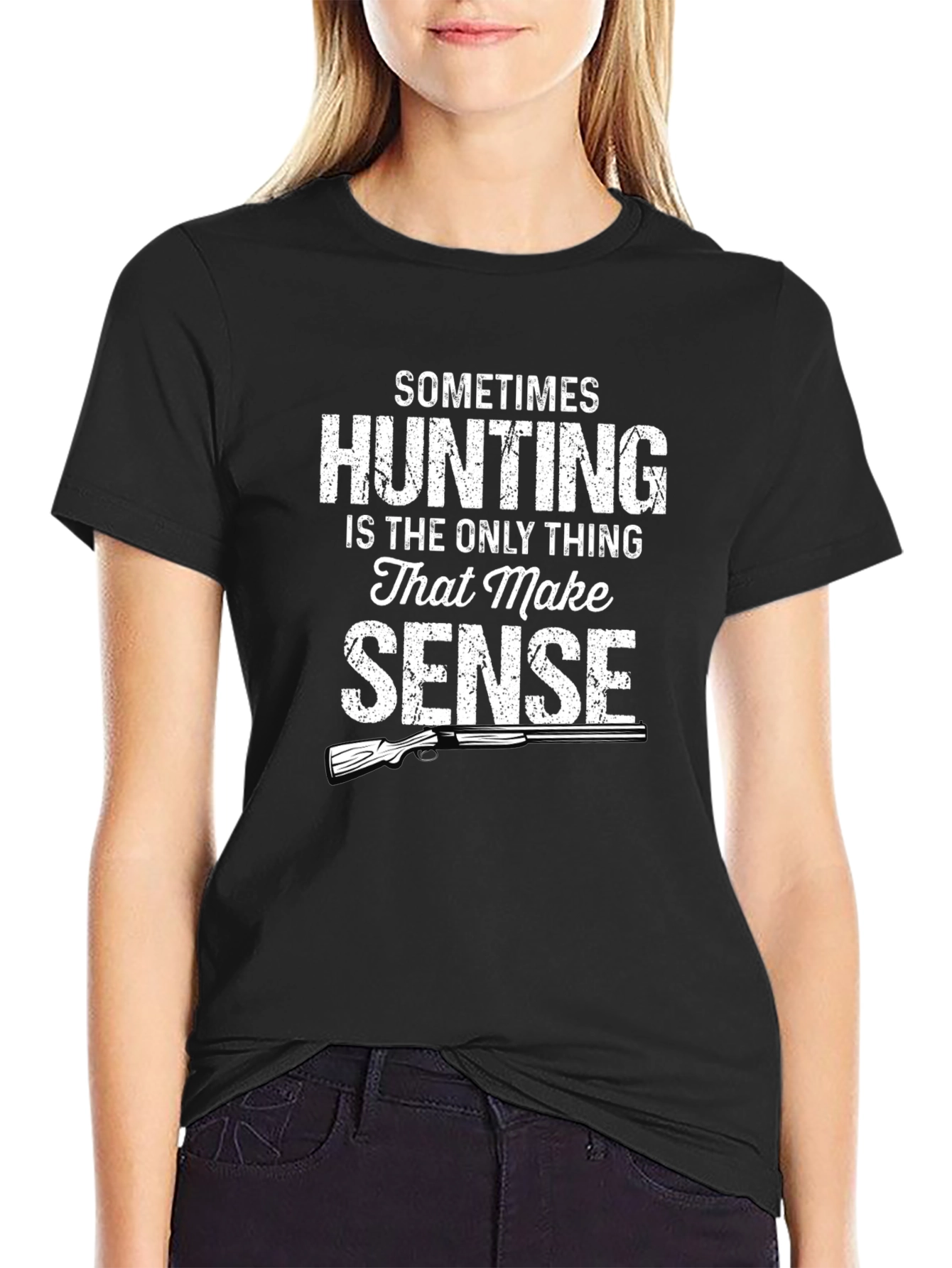 Hunting Makes Sense Graphic T-Shirt