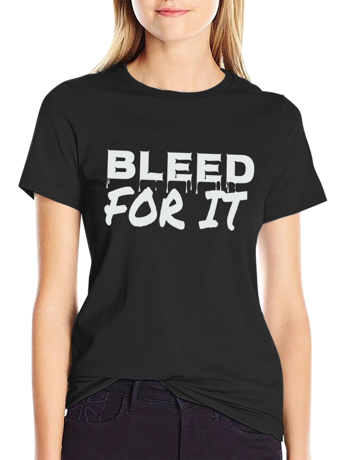 Bleed For It Black Graphic Tee