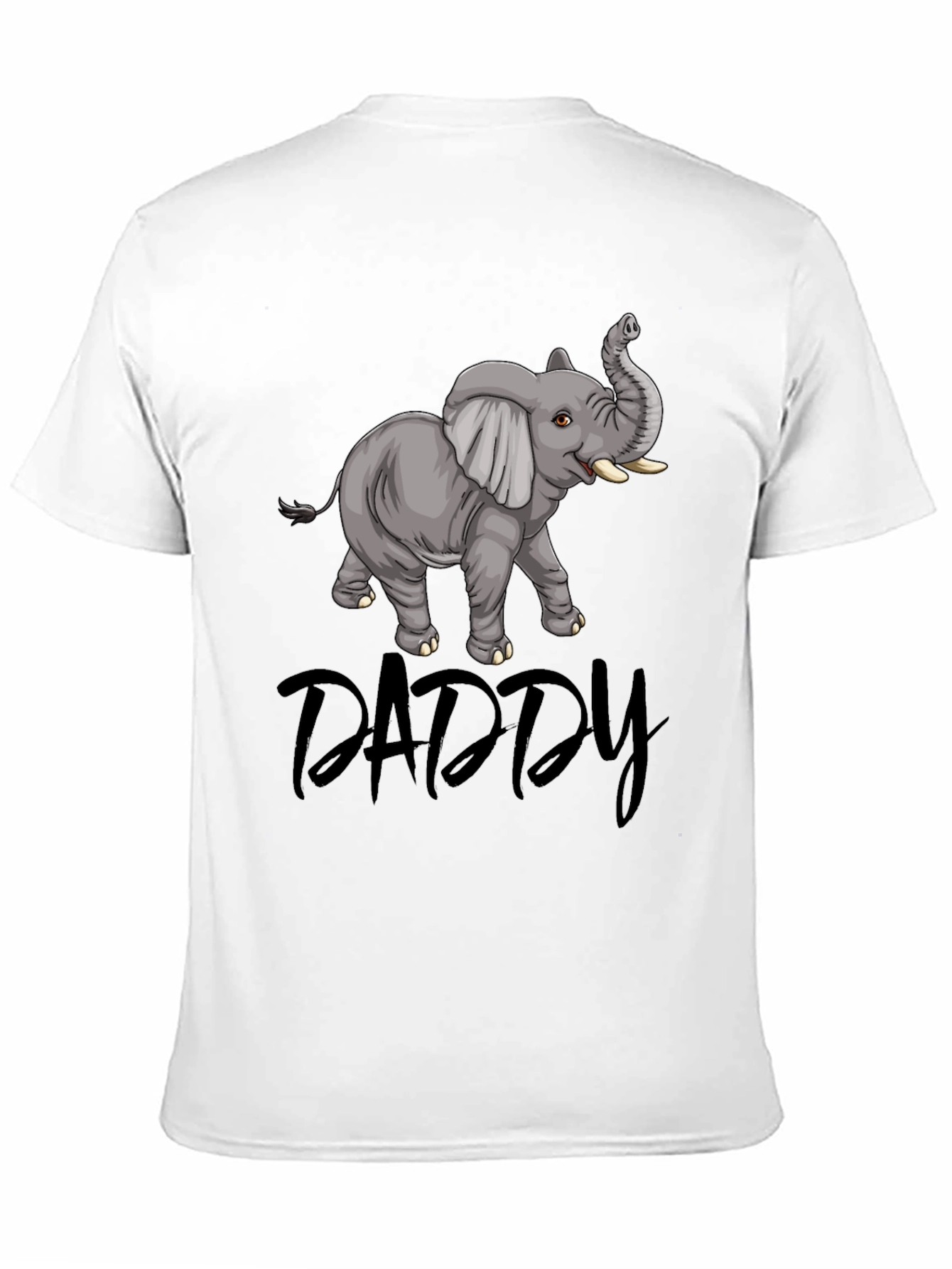 Daddy Elephant T-Shirt - Cute Family Matching Tee