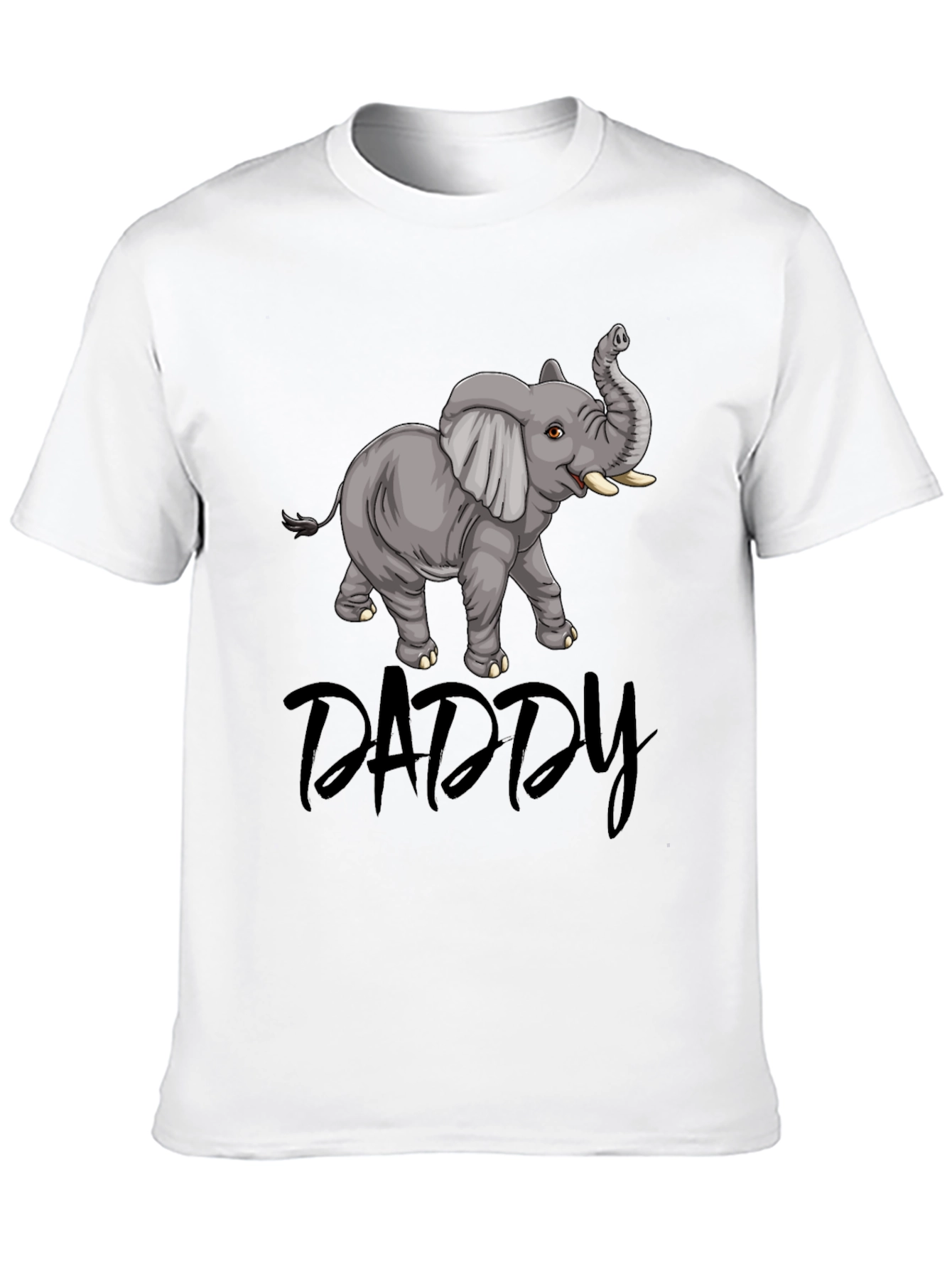 Daddy Elephant T-Shirt - Cute Family Matching Tee