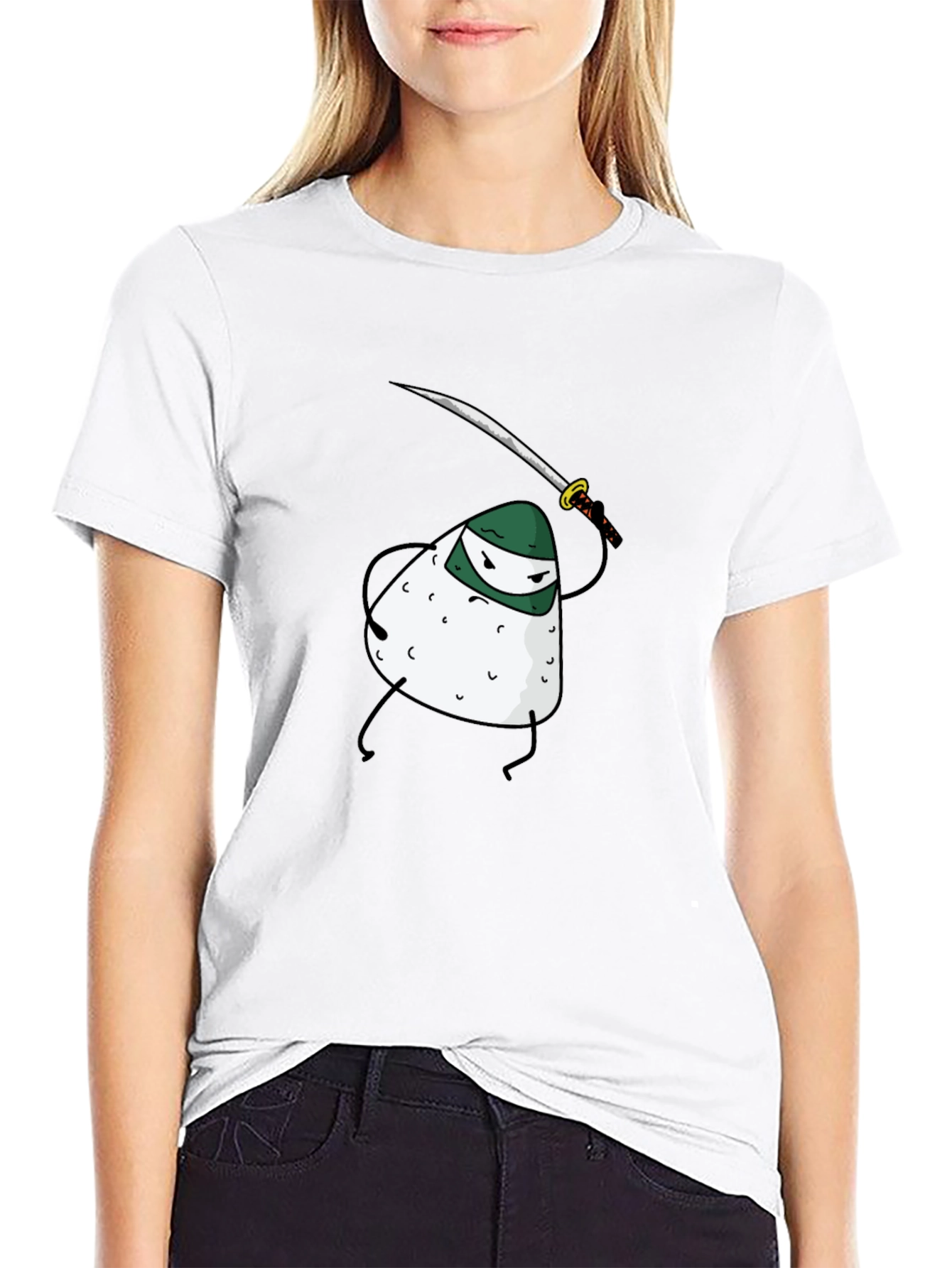 Ninja Onigiri Funny Graphic T-Shirt