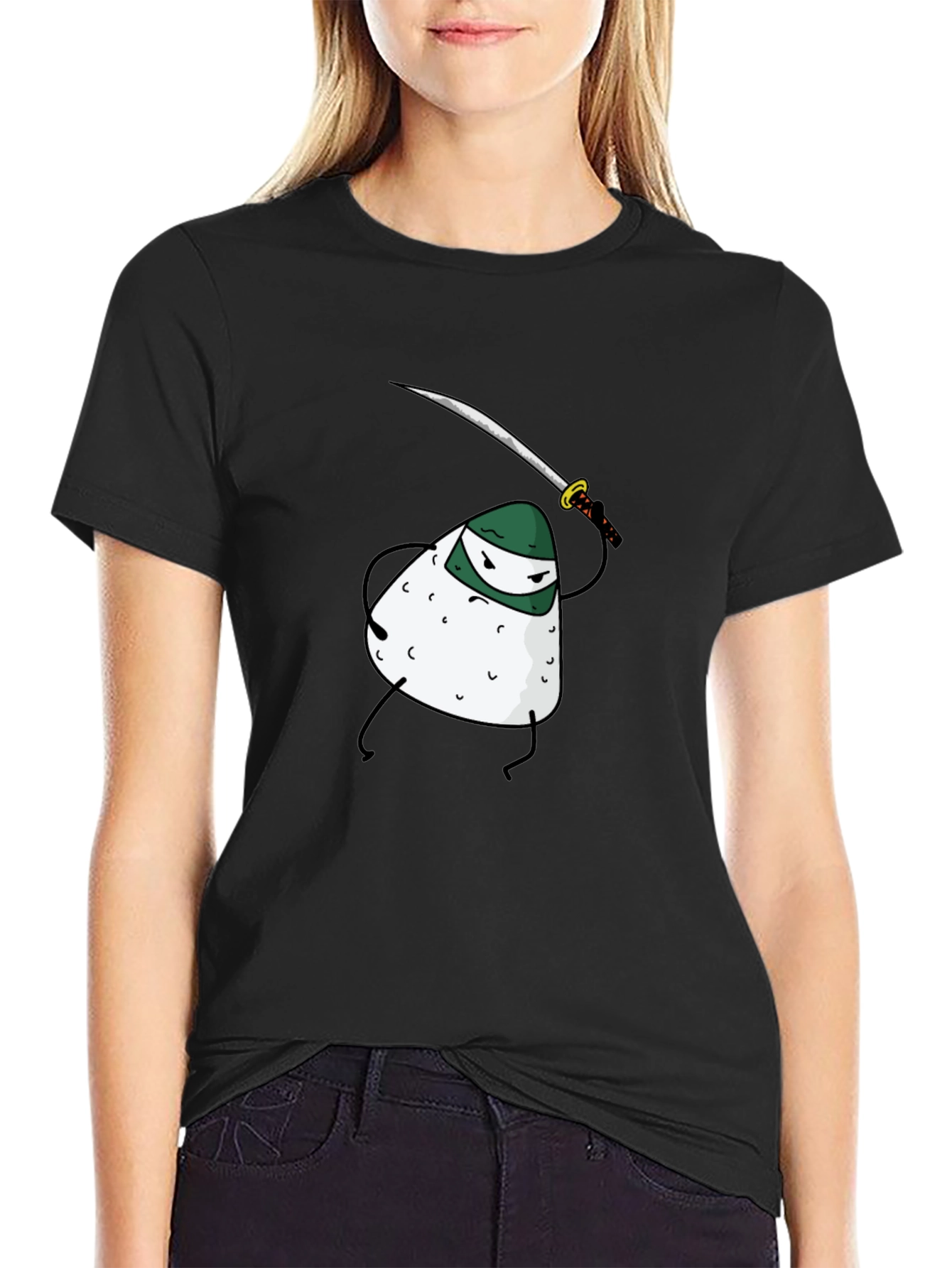 Ninja Onigiri Funny Graphic T-Shirt