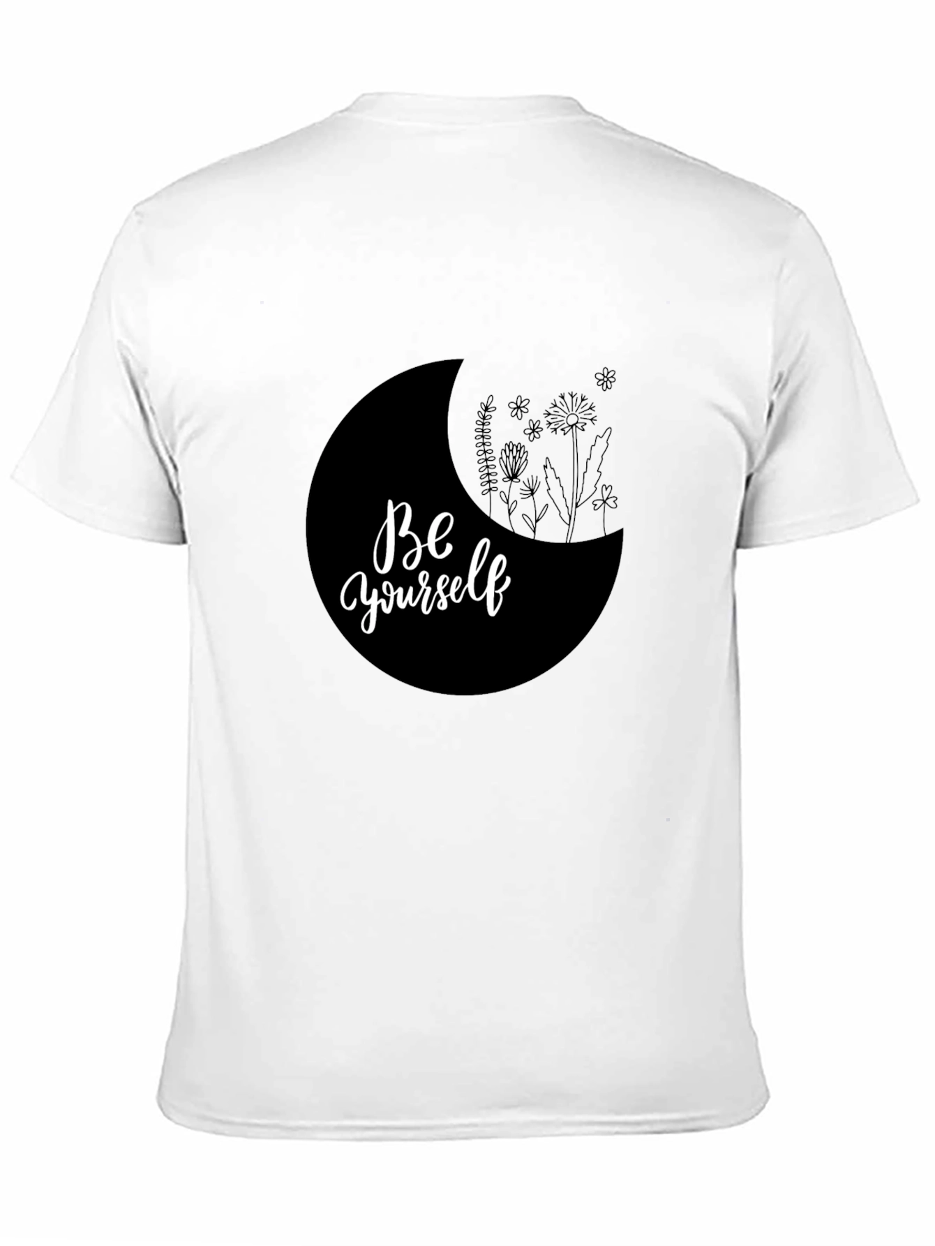 Be Yourself Graphic Tee - Black