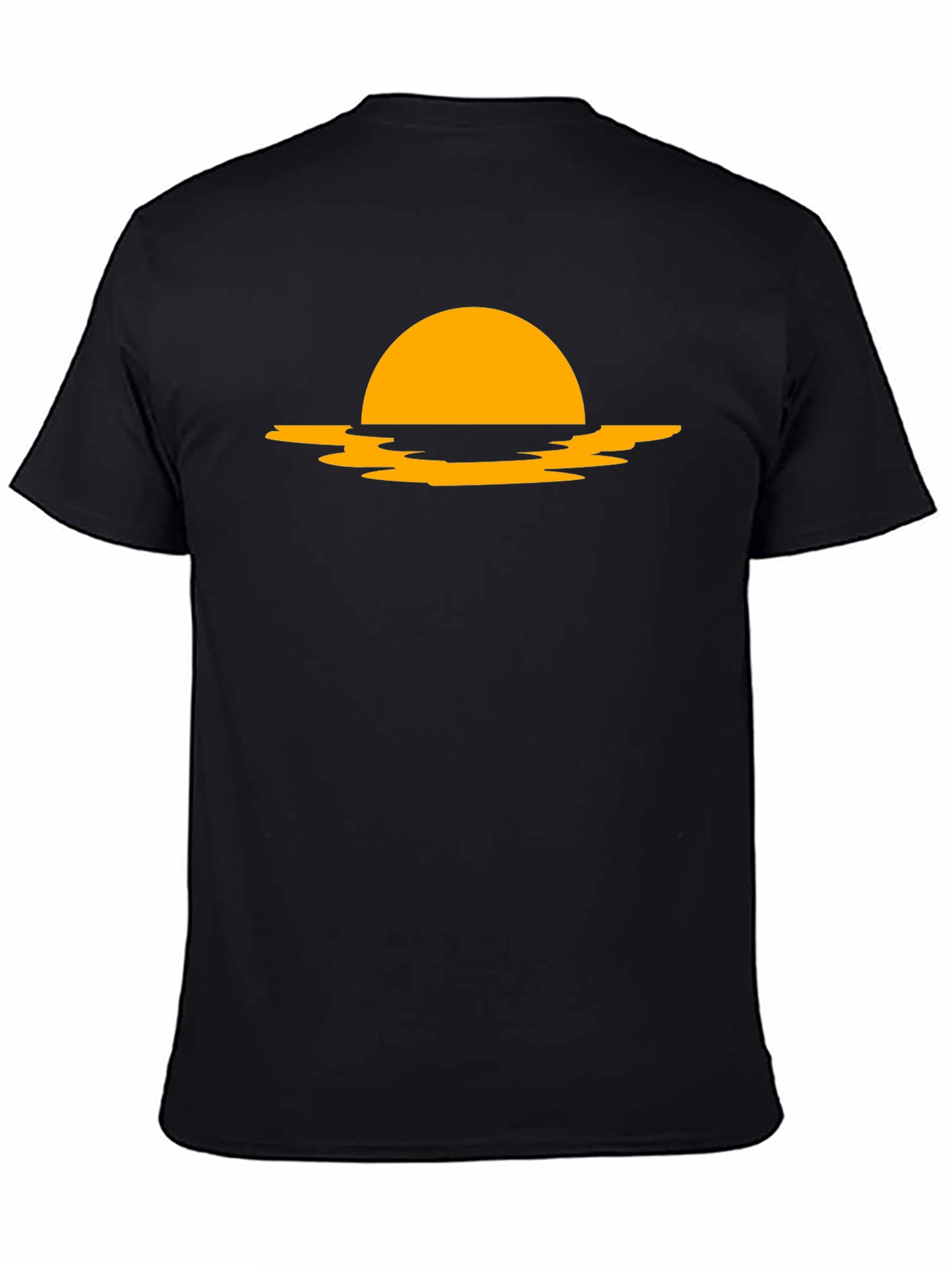 Sunset Silhouette Black Tee