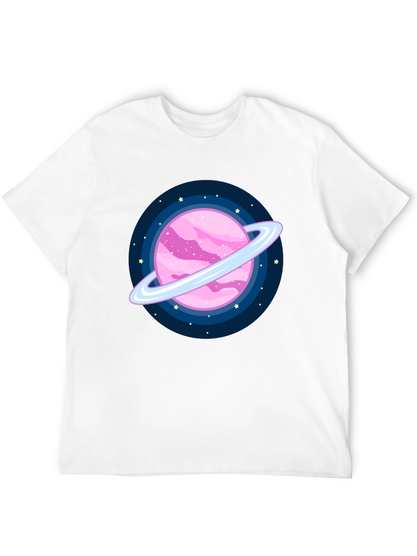 Pink Planet T-Shirt - Galactic Style