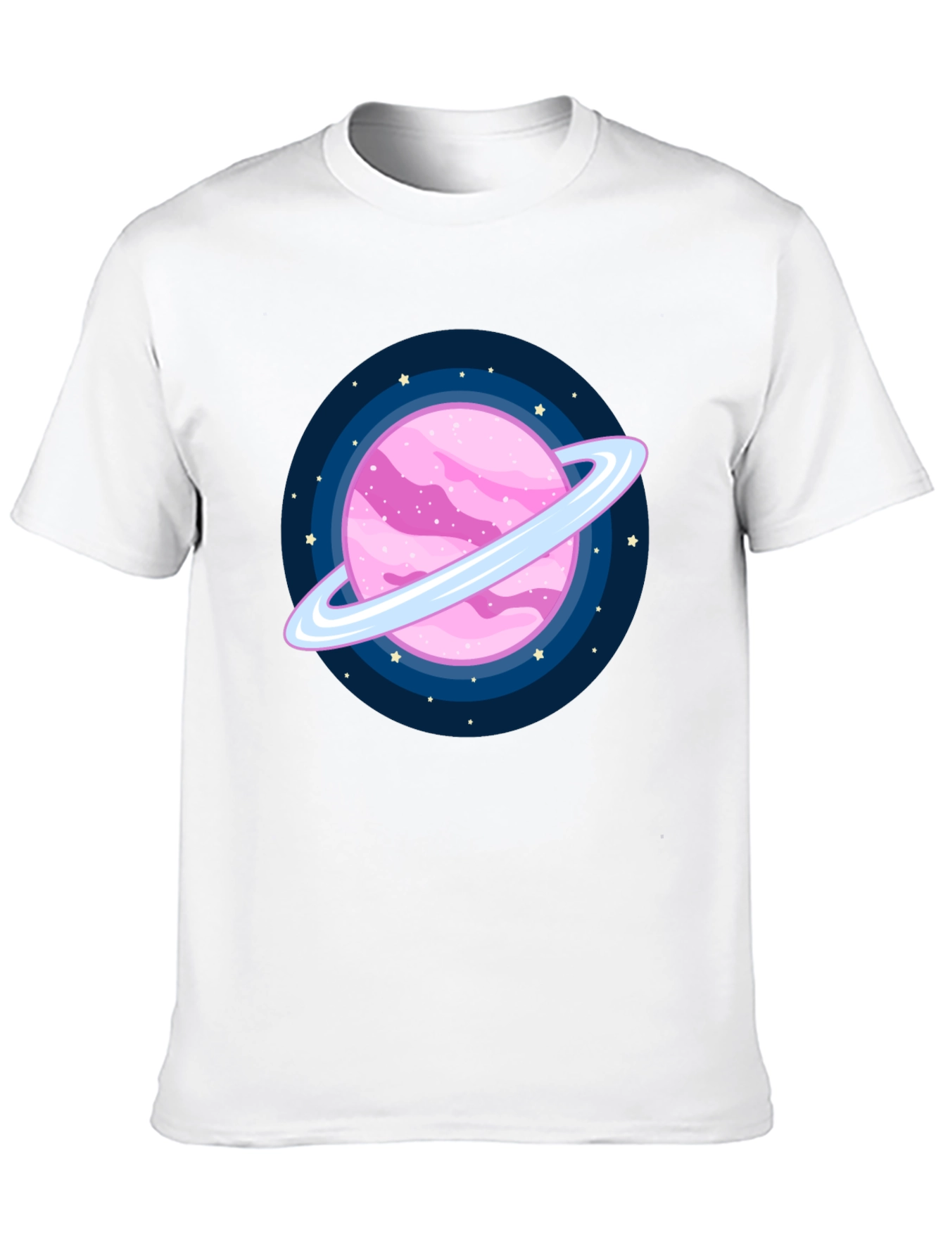 Pink Planet T-Shirt - Galactic Style