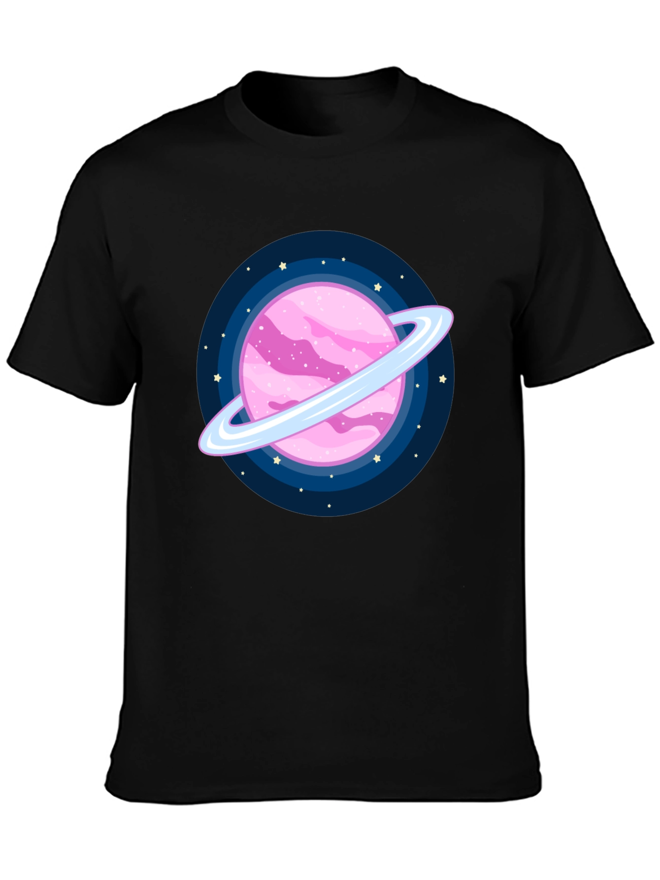 Pink Planet T-Shirt - Galactic Style