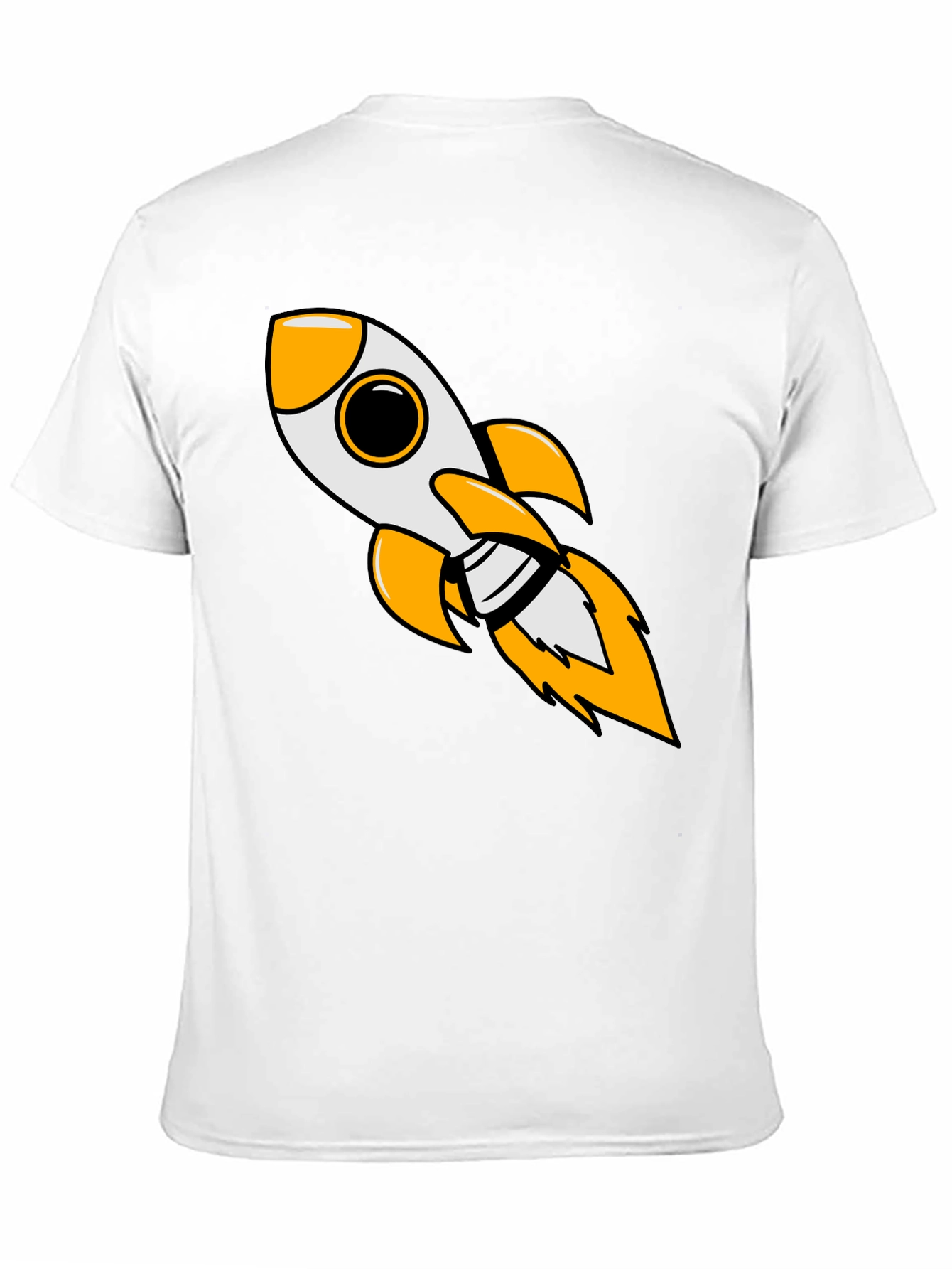Rocket Blast Mens Black Graphic Tee