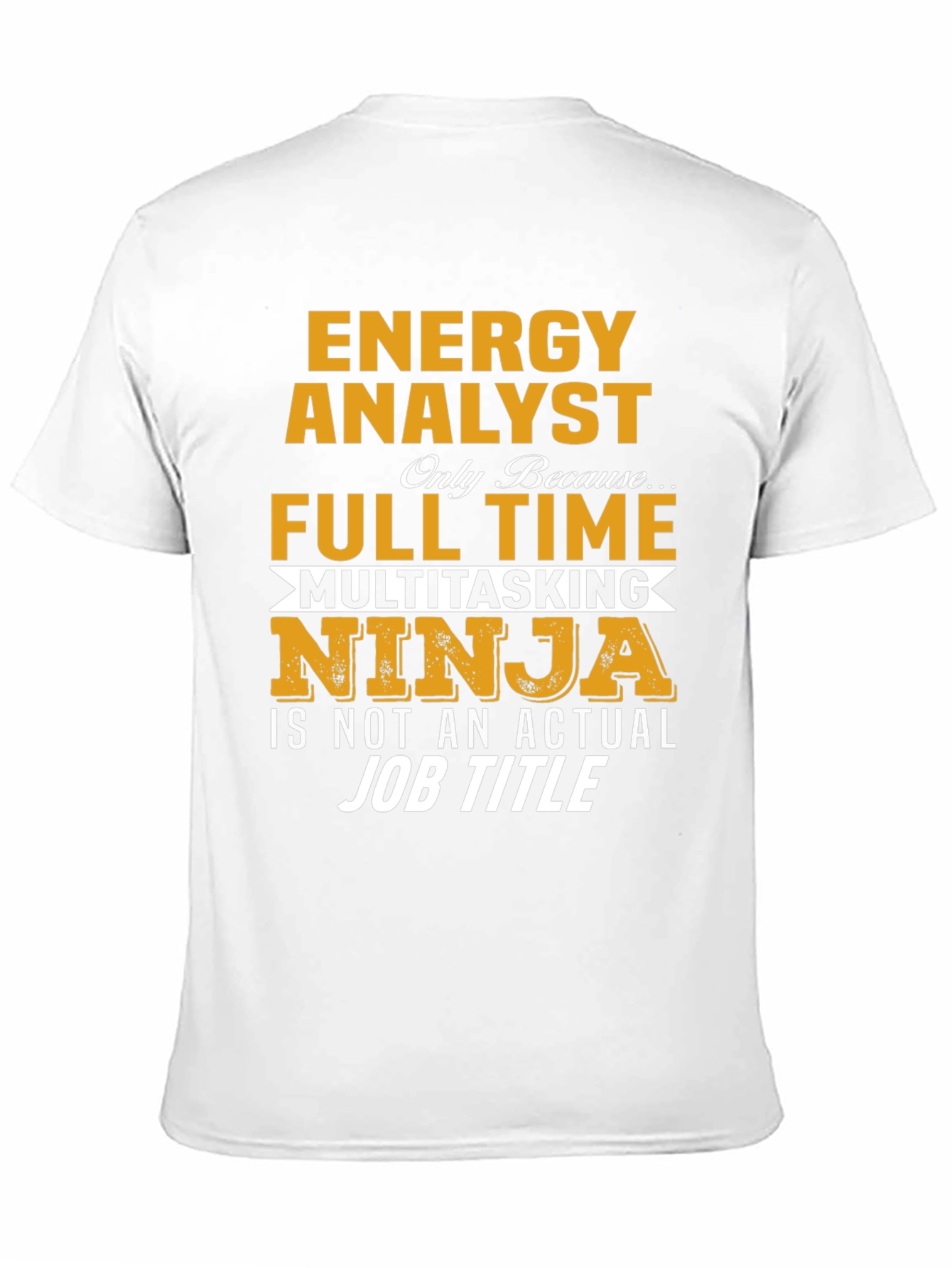 Energy Analyst Multitasking Ninja Graphic T-Shirt