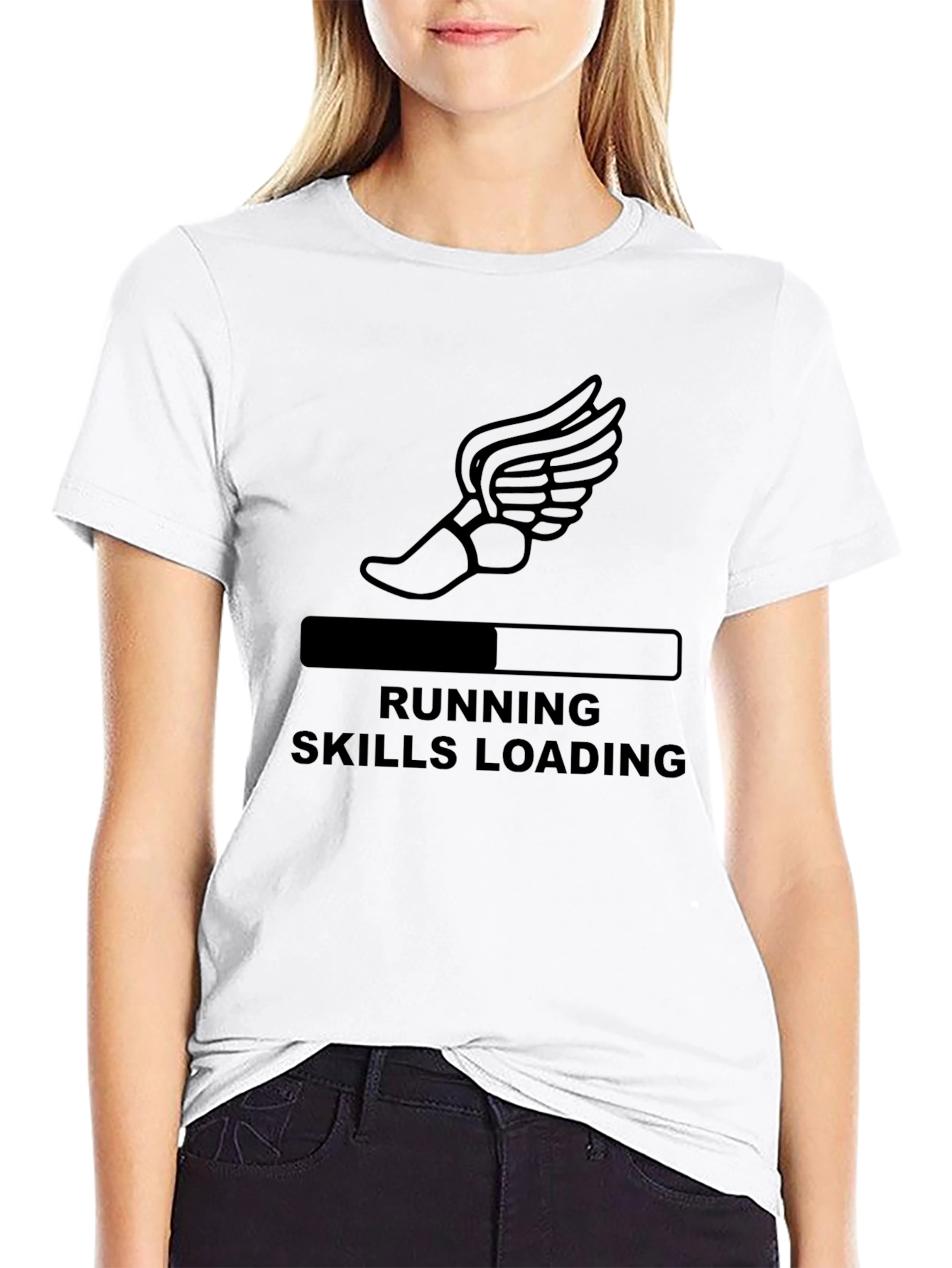 Running Skills Loading T-Shirt - Black