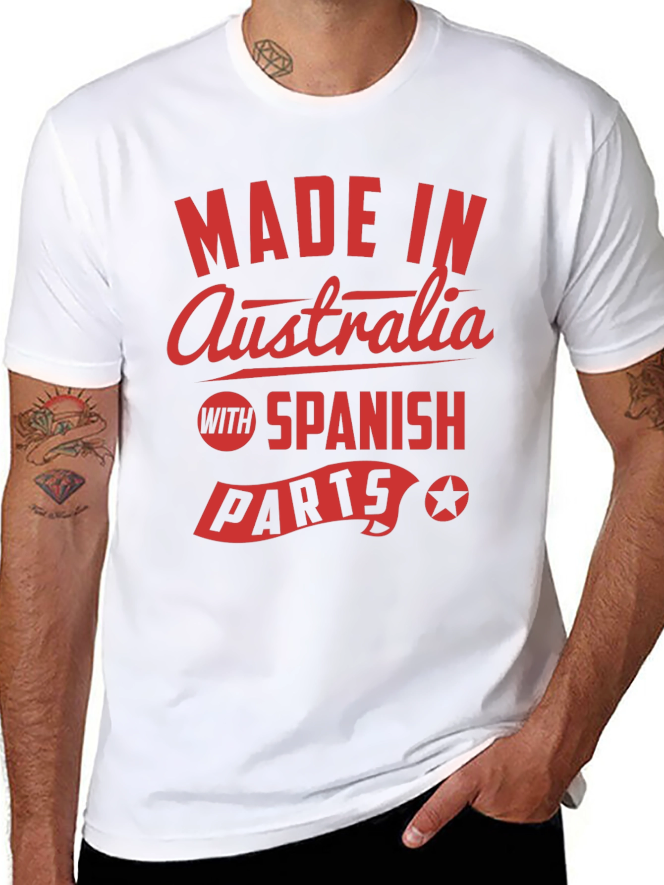 Made in Australia T-Shirt - With Spanish Parts