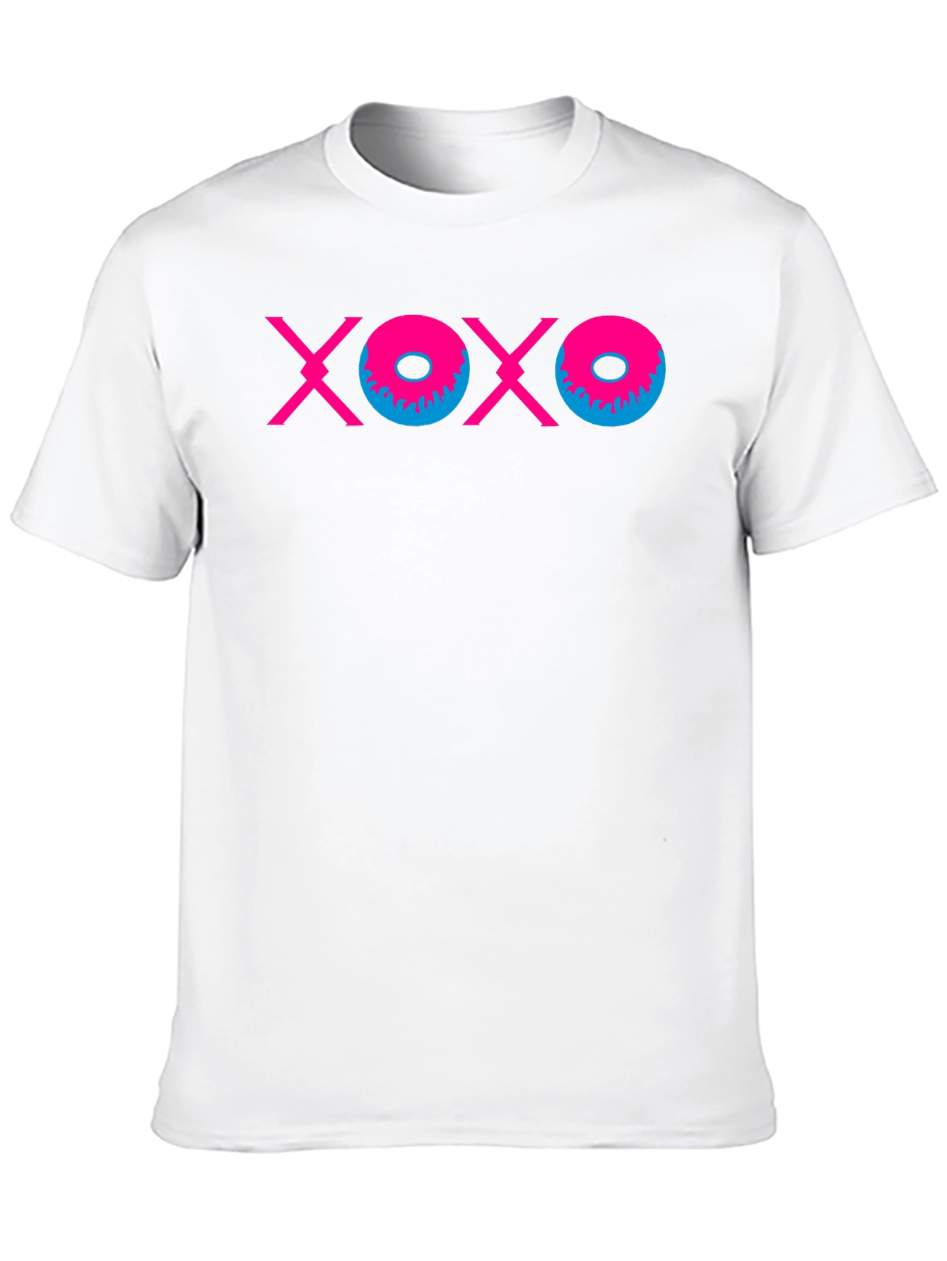 XOXO Graphic Tee - Trendy Hugs & Kisses T-Shirt