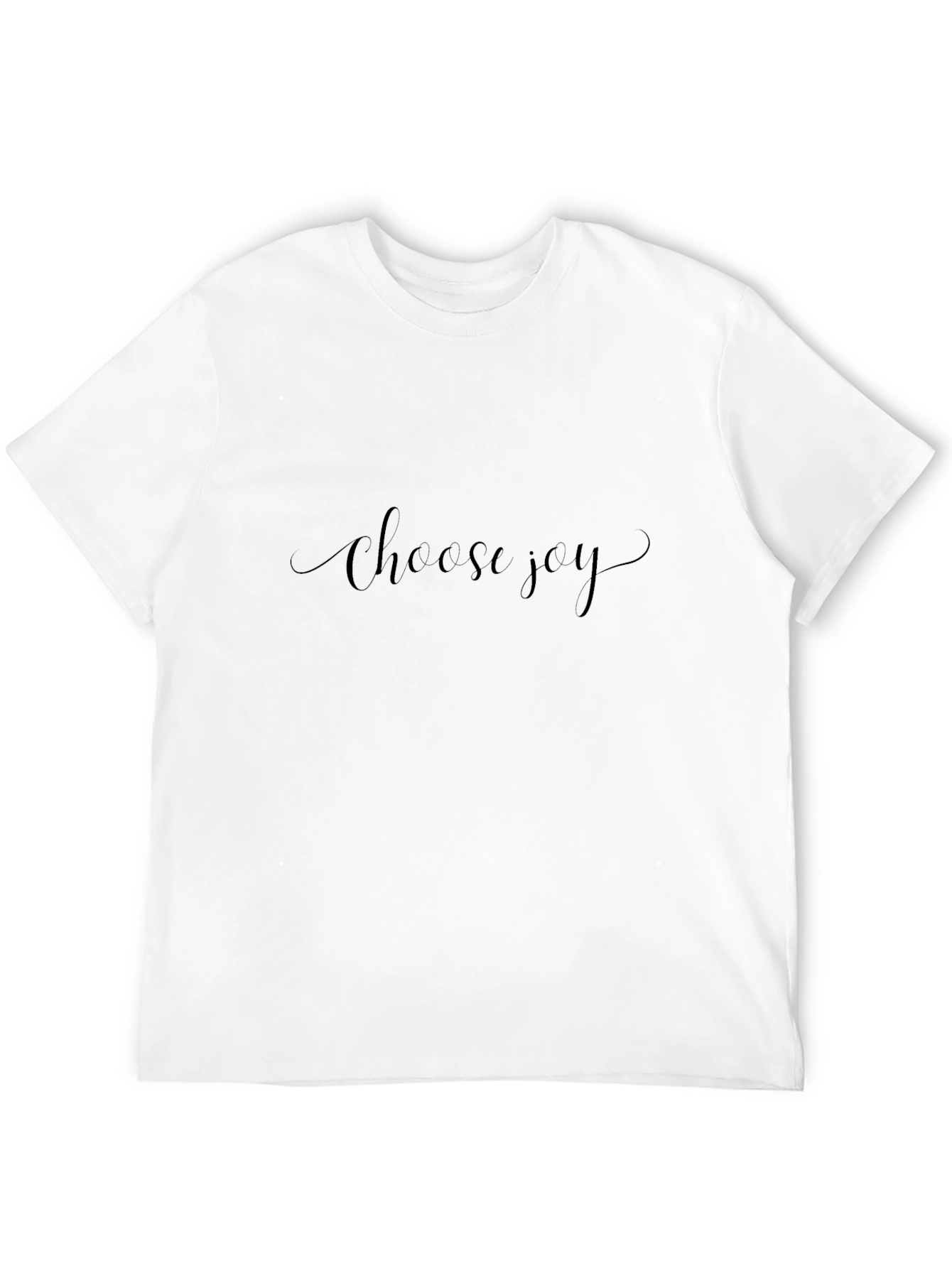 Choose Joy Black T-Shirt - Inspirational Graphic Tee