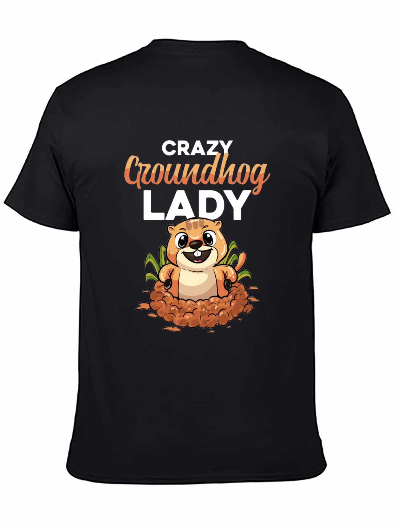 Crazy Groundhog Lady T-Shirt