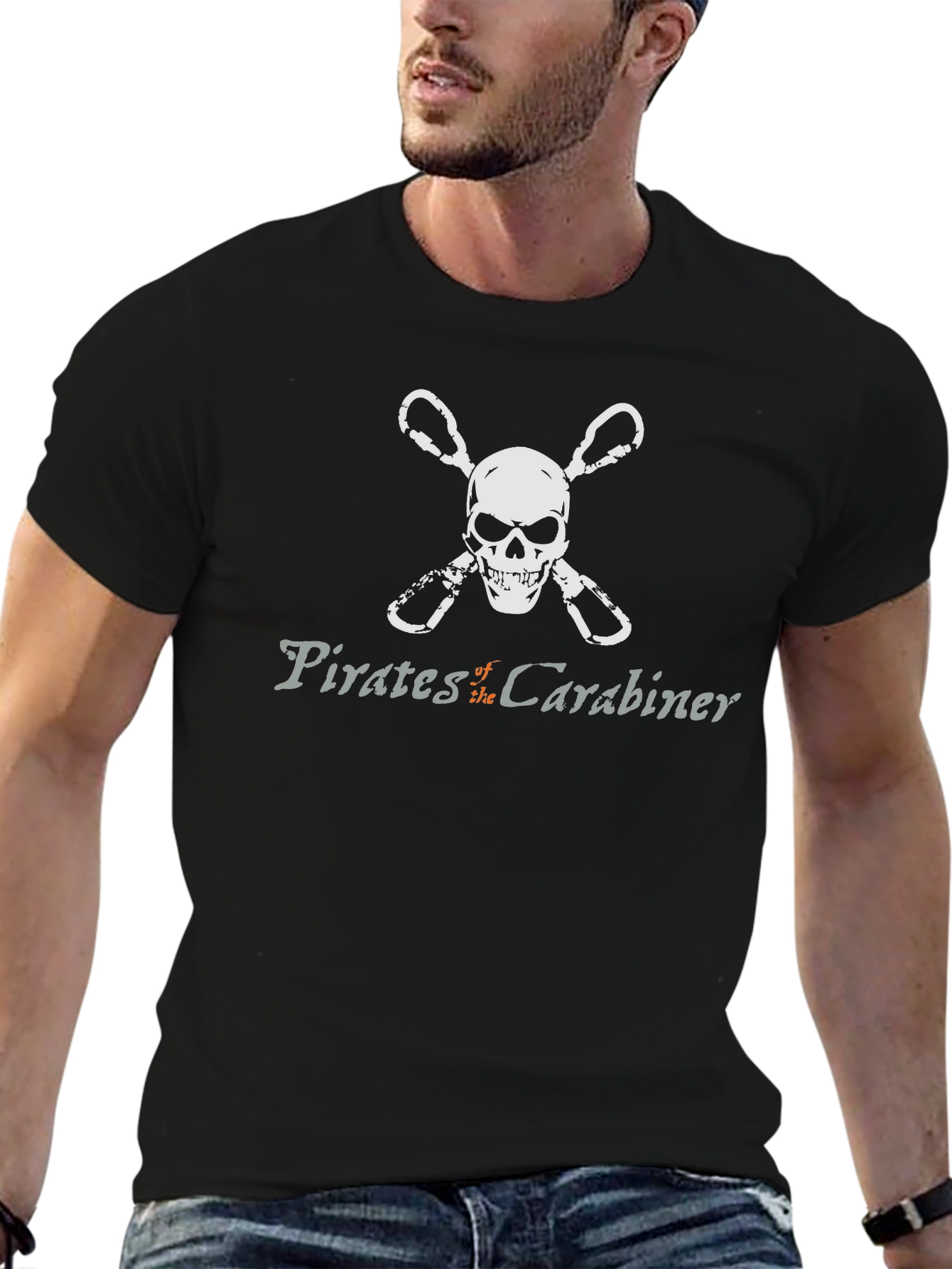 Pirates of the Carabiner Black T-Shirt