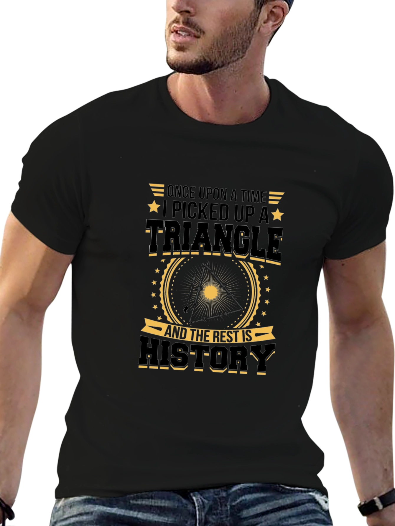 Once Upon a Time Triangle Graphic T-Shirt