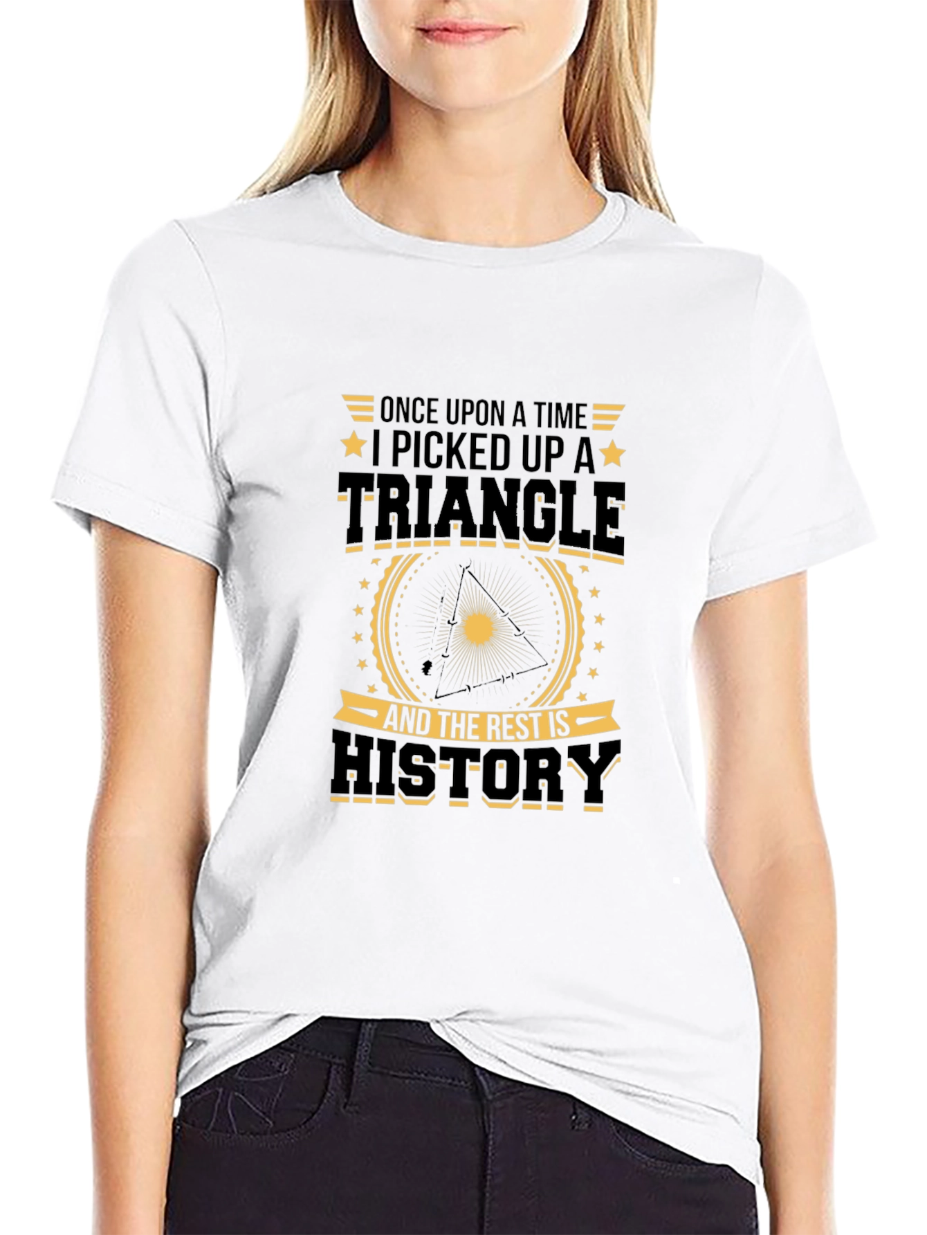 Once Upon a Time Triangle Graphic T-Shirt