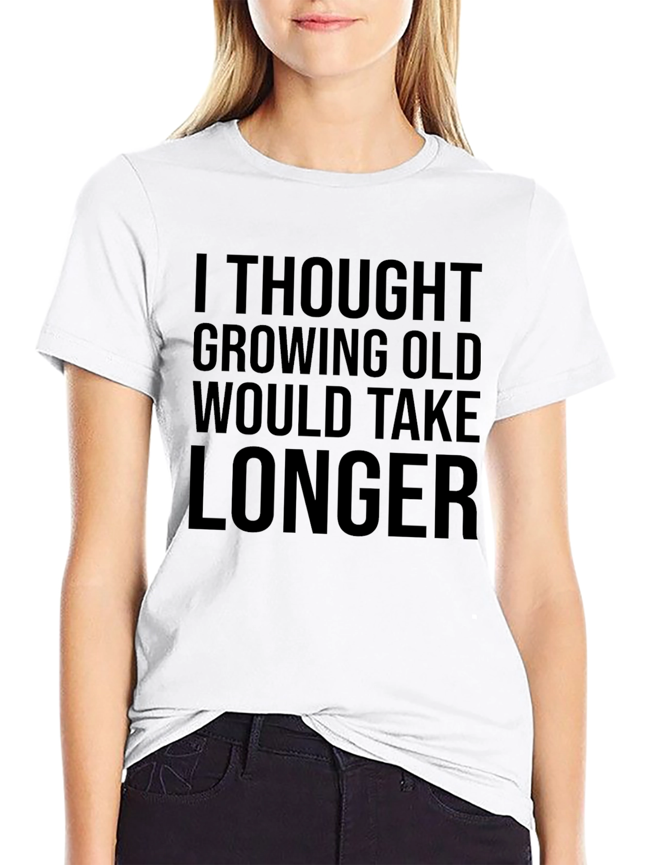 Funny Growing Old Graphic Tee