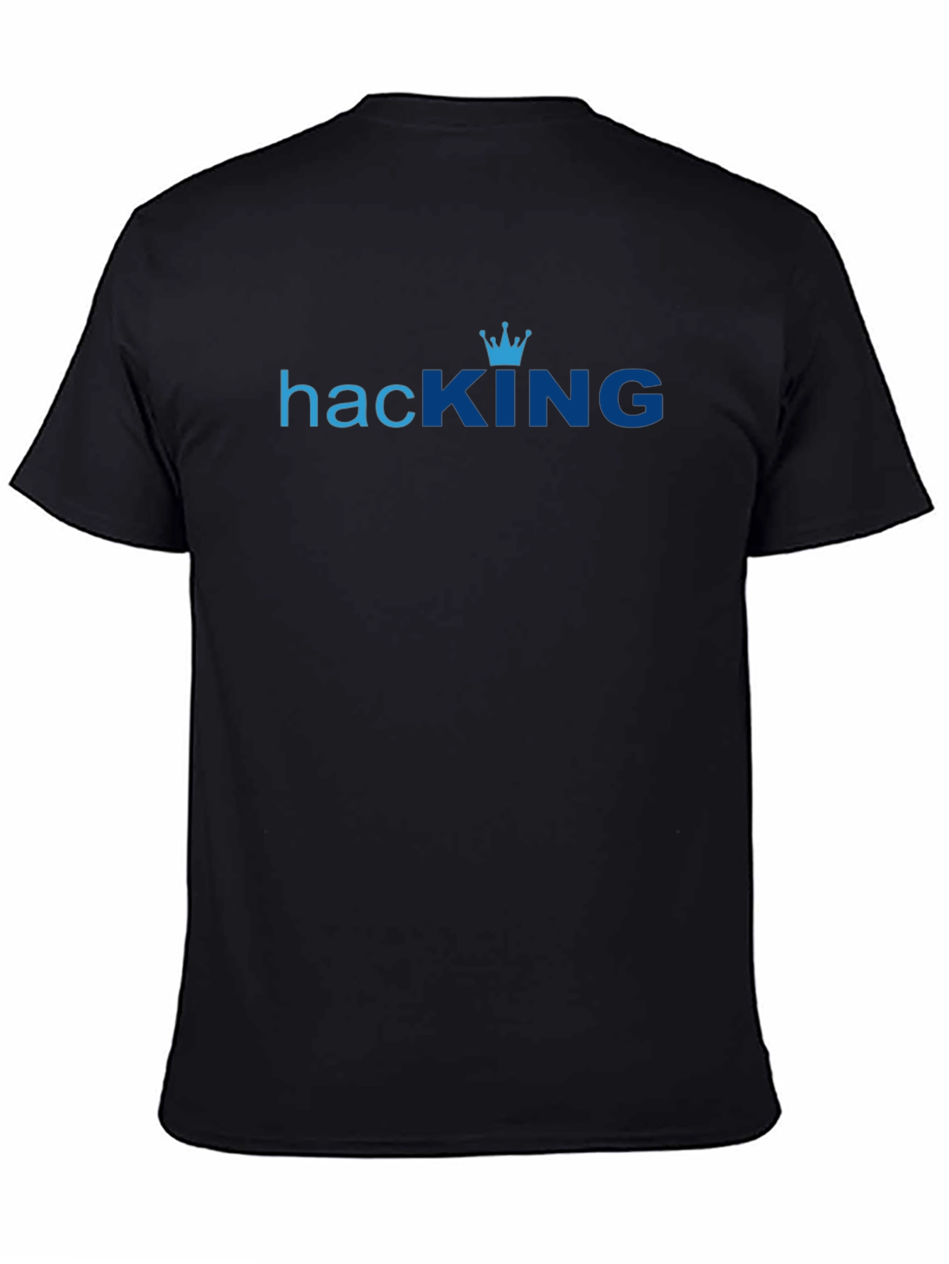 Hacking King Graphic Black T-Shirt
