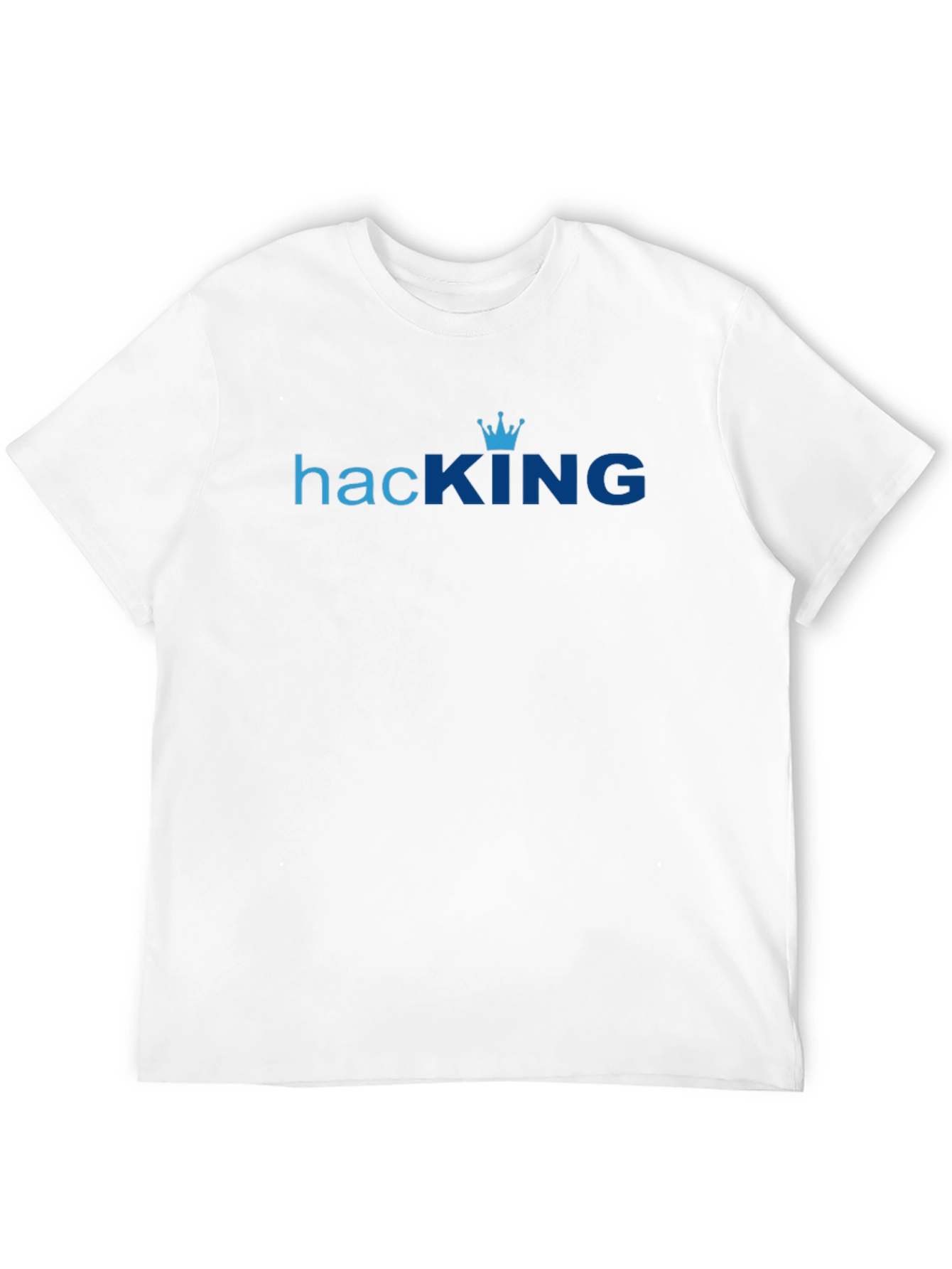 Hacking King Graphic Black T-Shirt