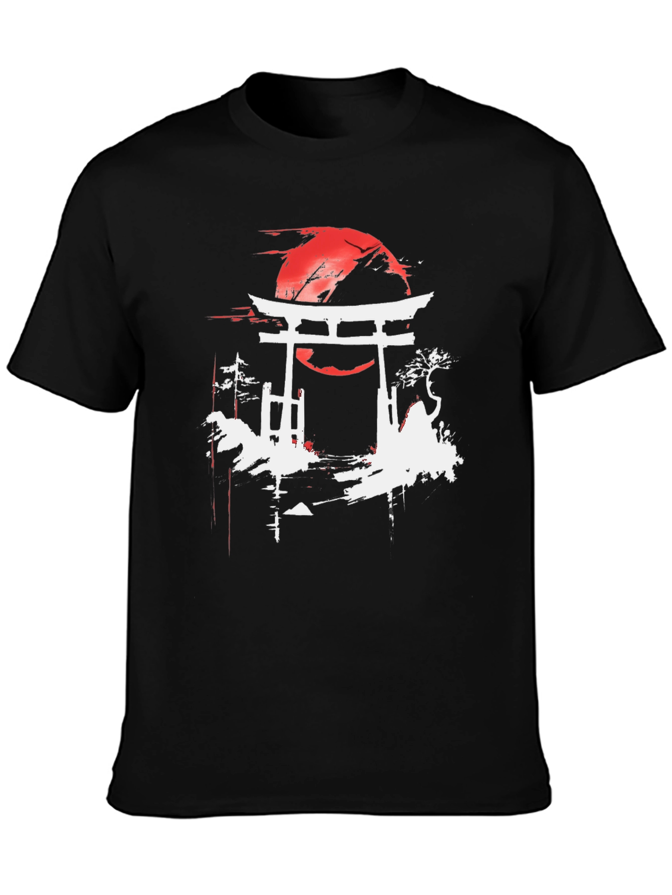 Japanese Torii Gate & Rising Sun T-Shirt