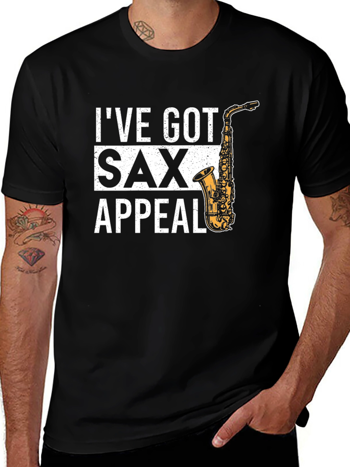 Sax Appeal Graphic T-Shirt - Musicians Tee