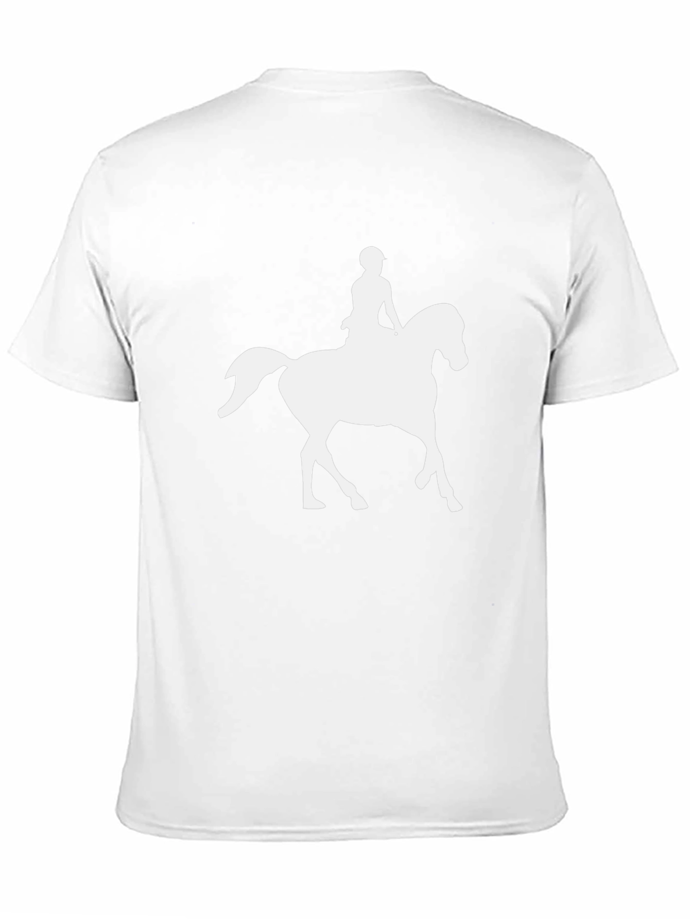 Equestrian Silhouette Tee - Black Graphic T-Shirt