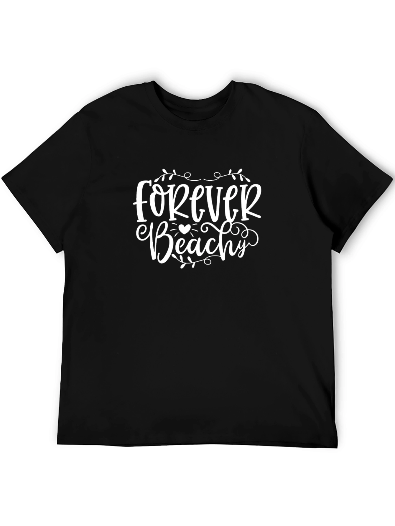 Forever Beachy Black T-Shirt