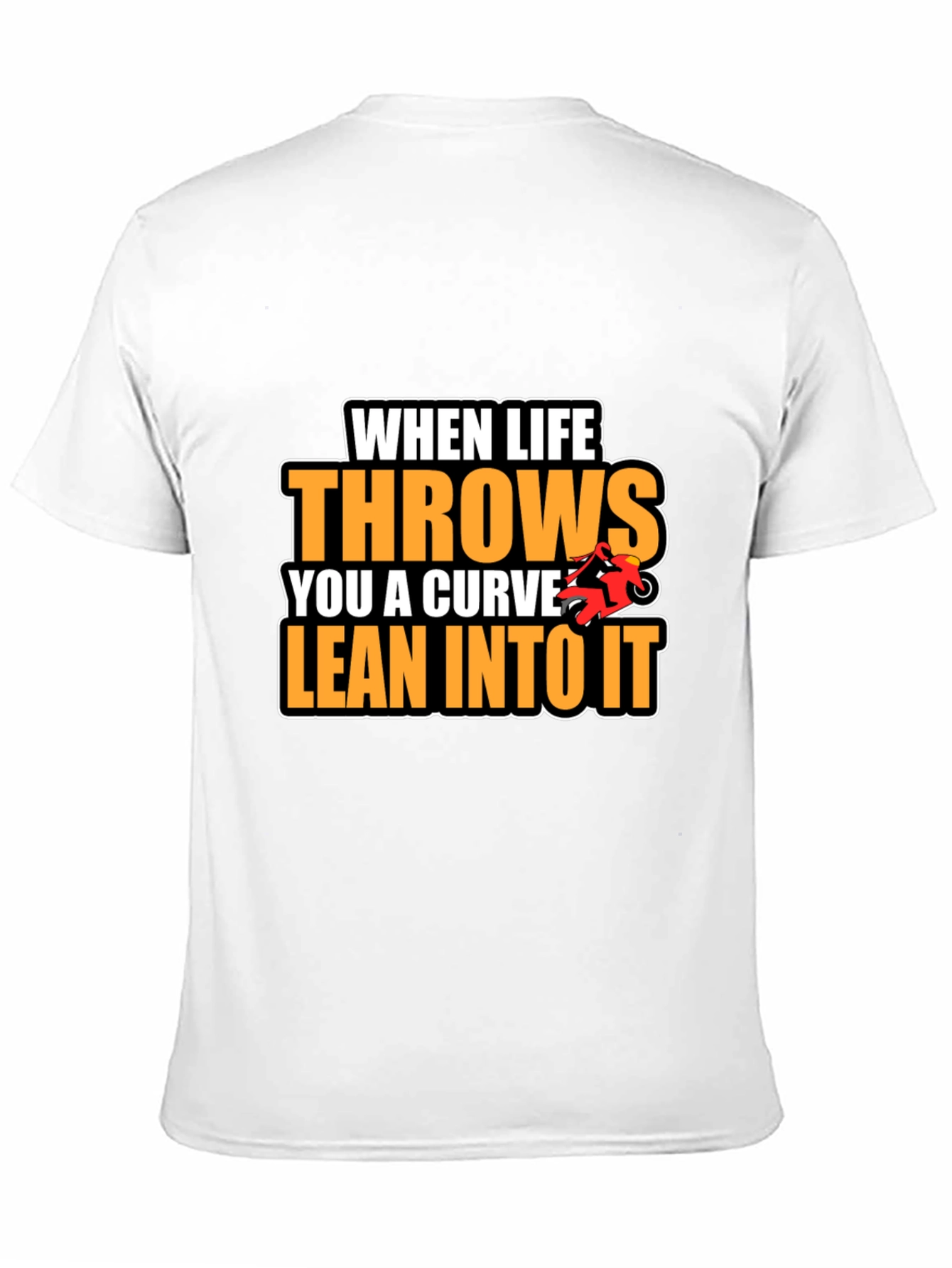 Motorcycle Curve T-Shirt - Lean Into It