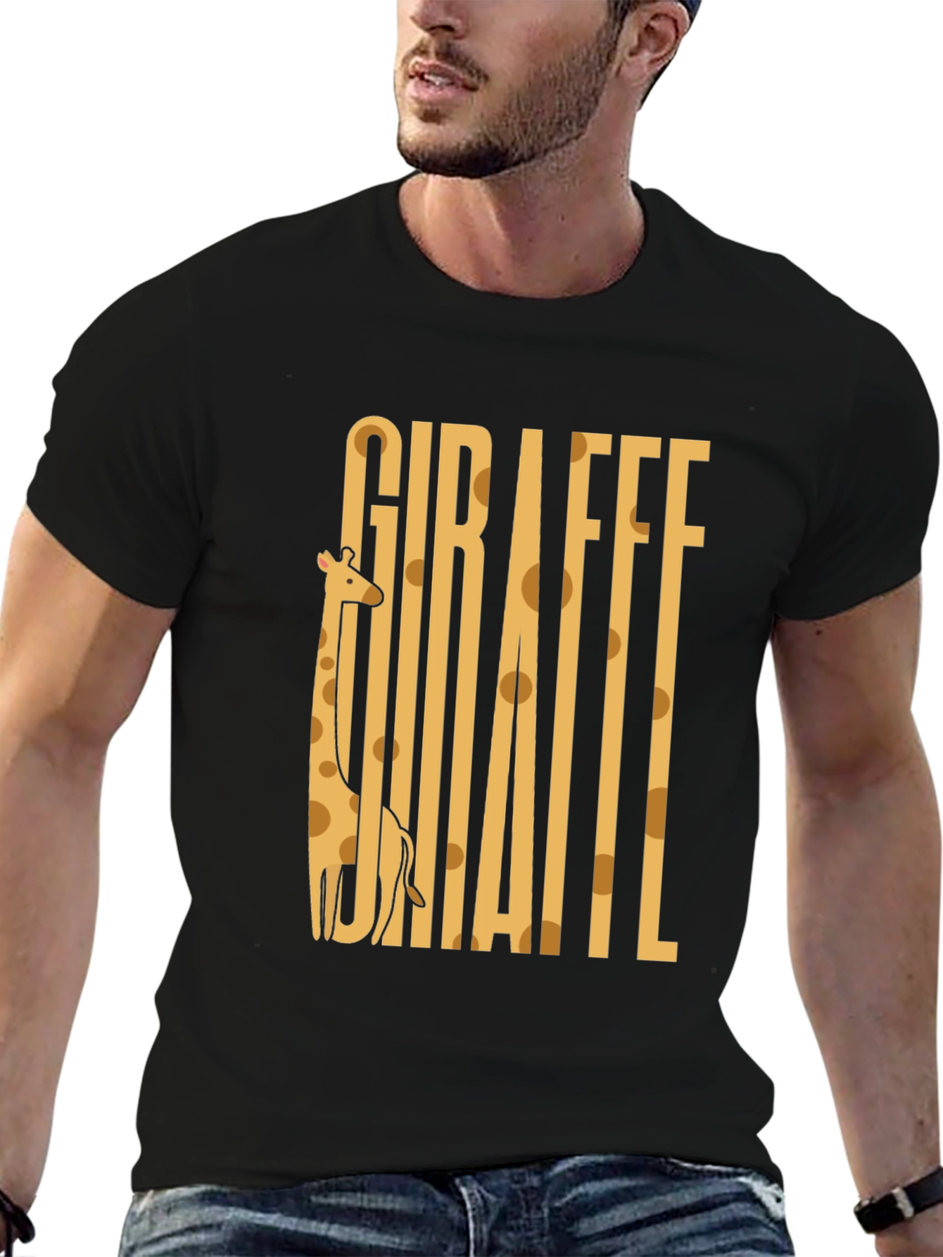 Giraffe Graphic Tee - Unique Animal Lover Shirt