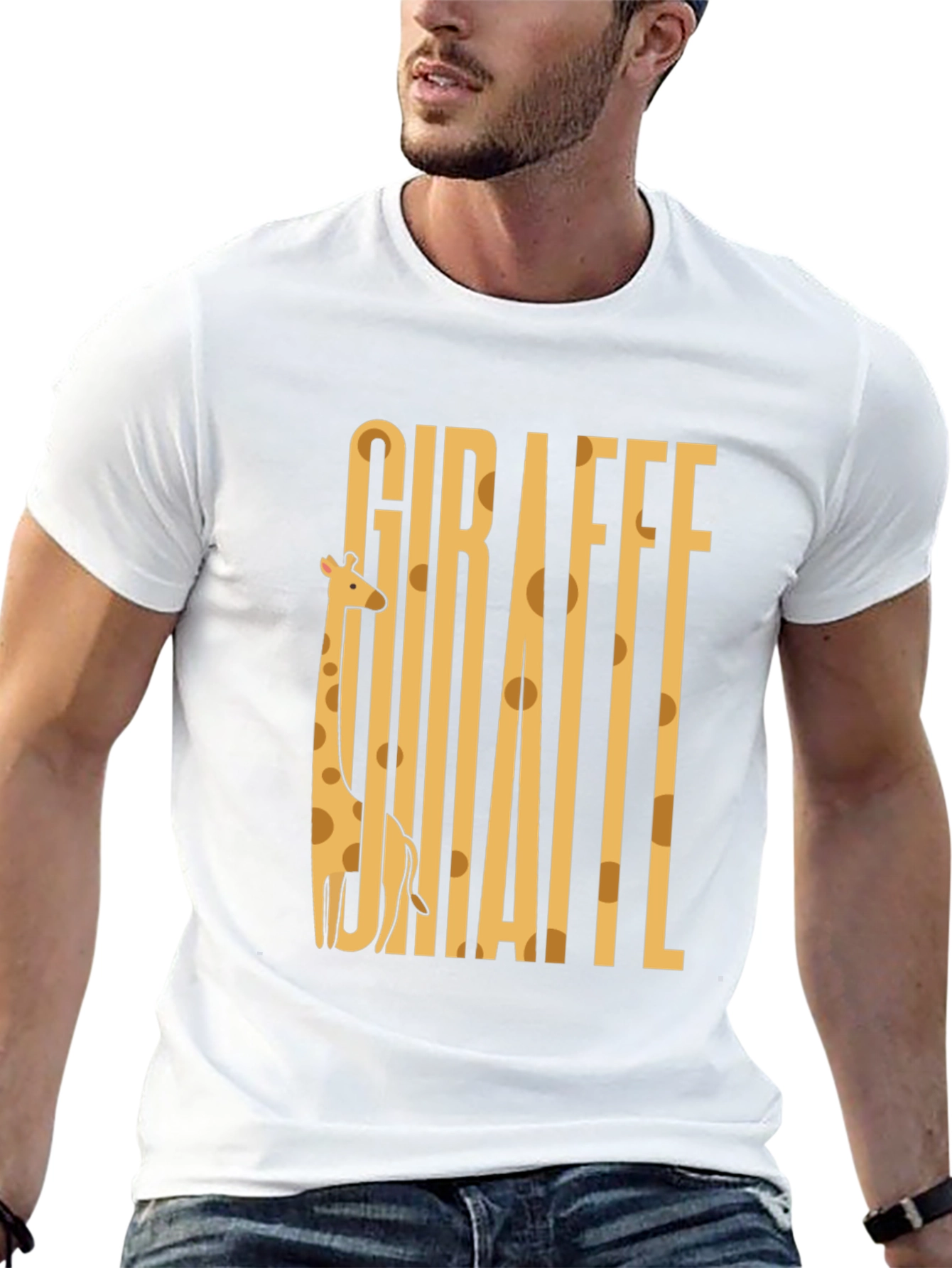 Giraffe Graphic Tee - Unique Animal Lover Shirt