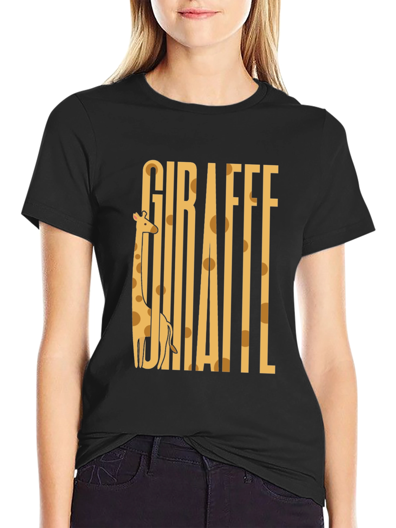Giraffe Graphic Tee - Unique Animal Lover Shirt