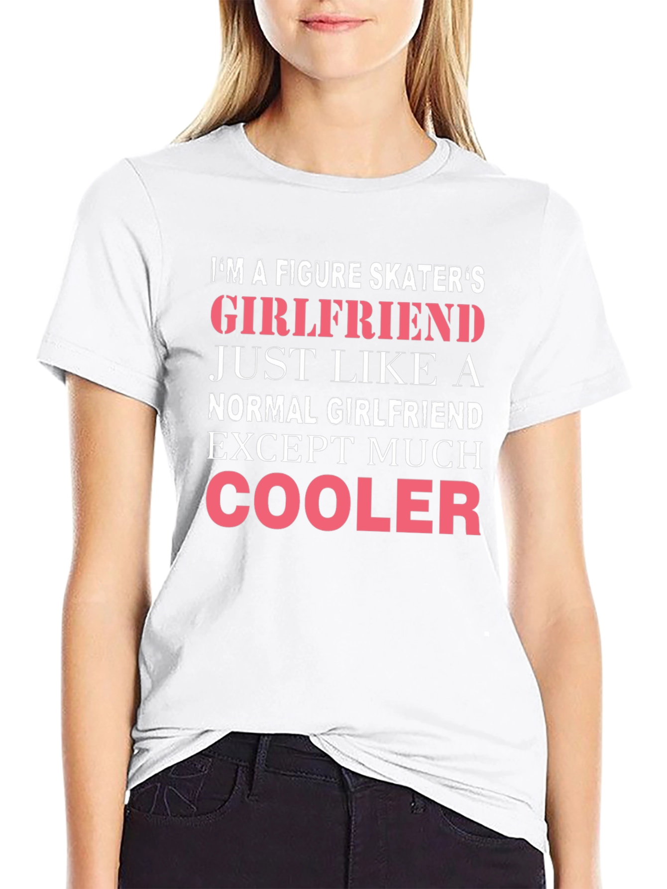 Figure Skaters Girlfriend Funny T-Shirt