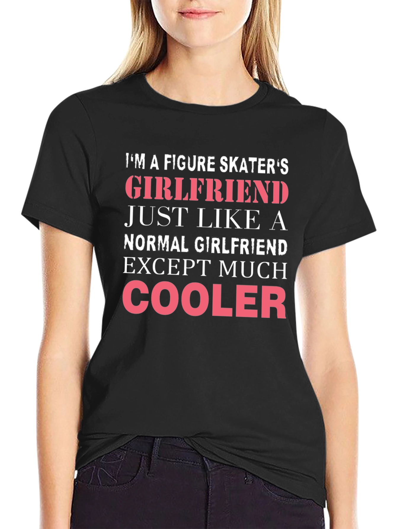 Figure Skaters Girlfriend Funny T-Shirt