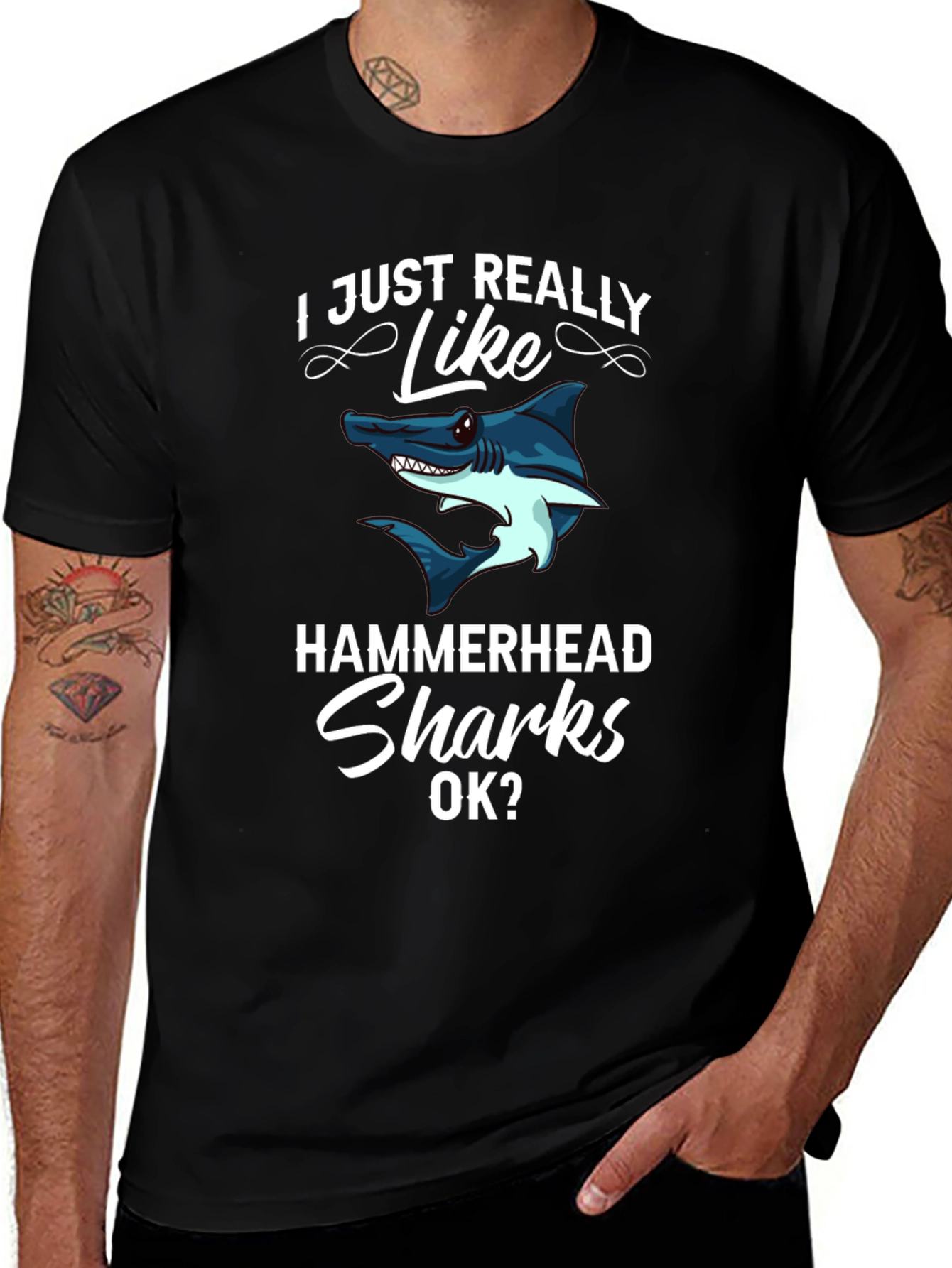 Hammerhead Sharks Graphic T-Shirt