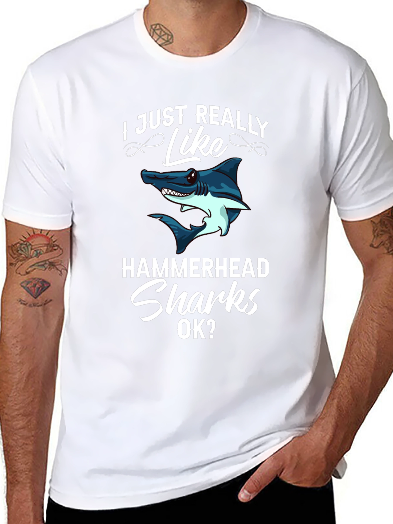 Hammerhead Sharks Graphic T-Shirt