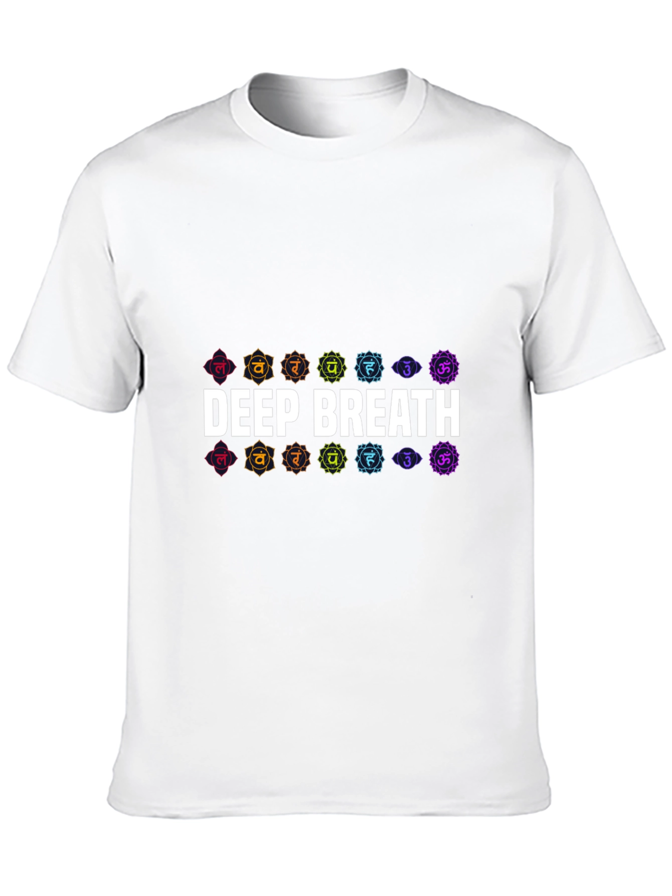 Deep Breath Chakra T-Shirt - Black
