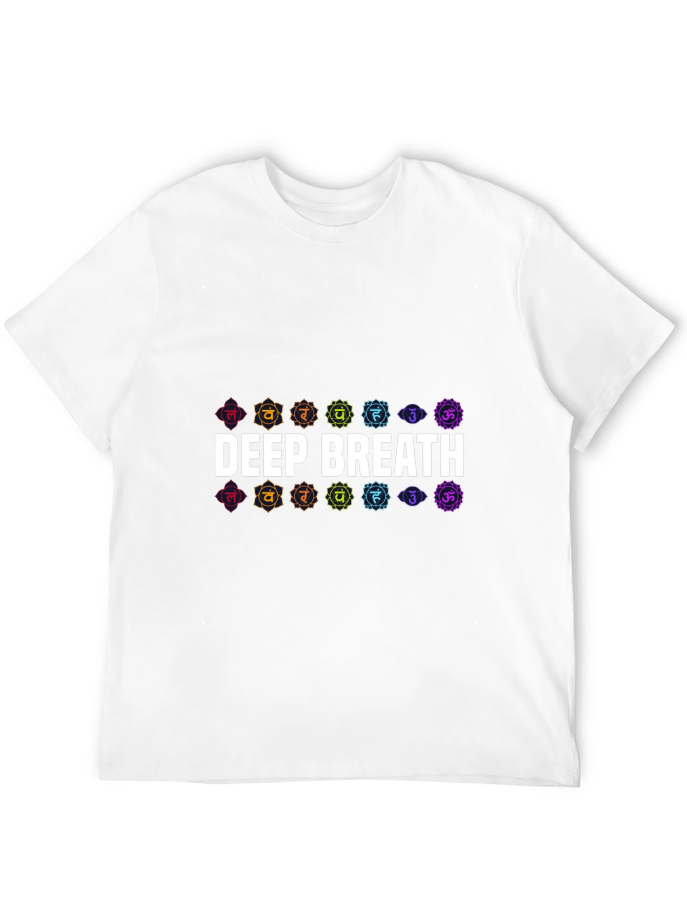 Deep Breath Chakra T-Shirt - Black