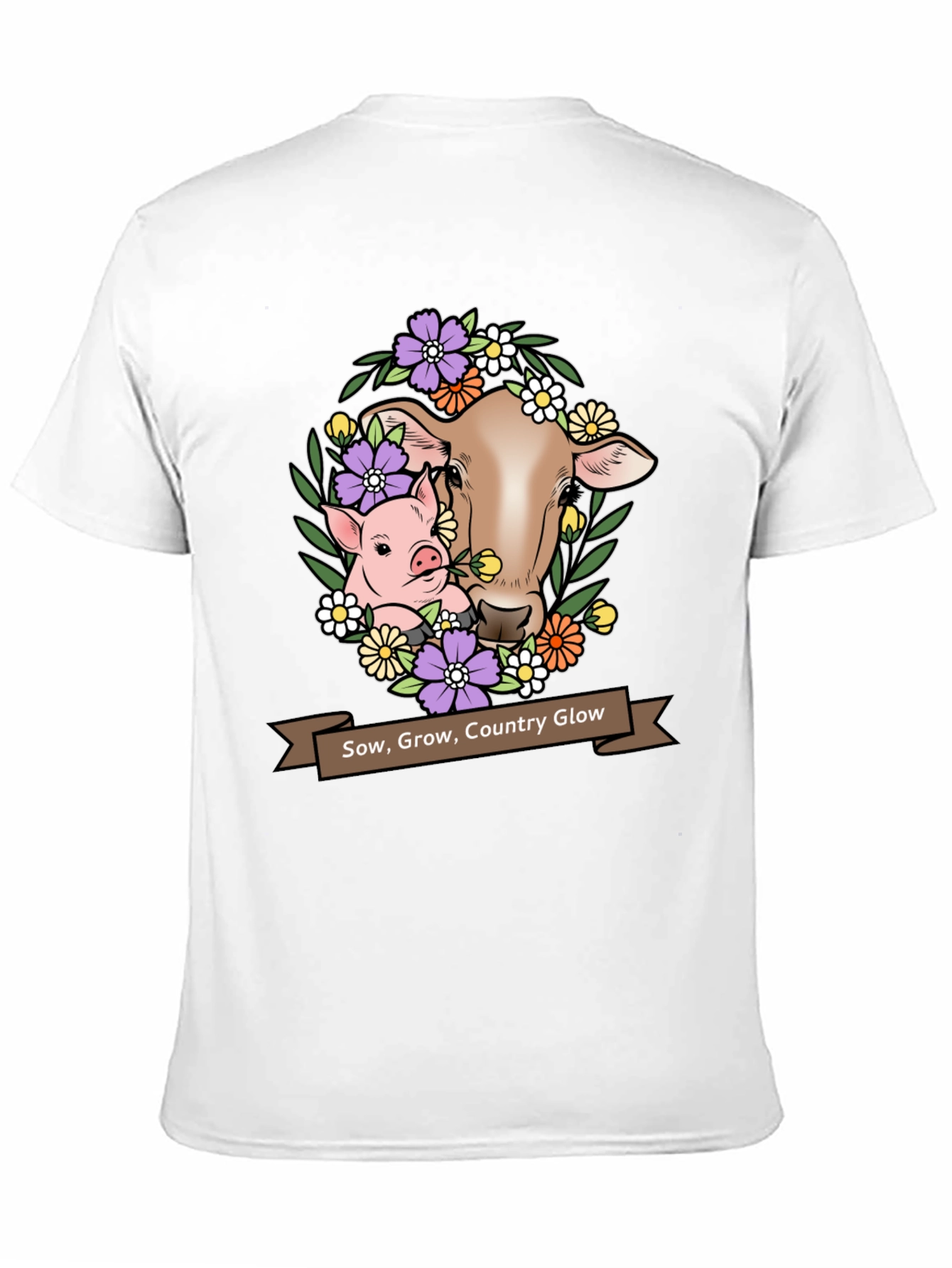 Sow Grow Country Glow Animal Graphic T-Shirt